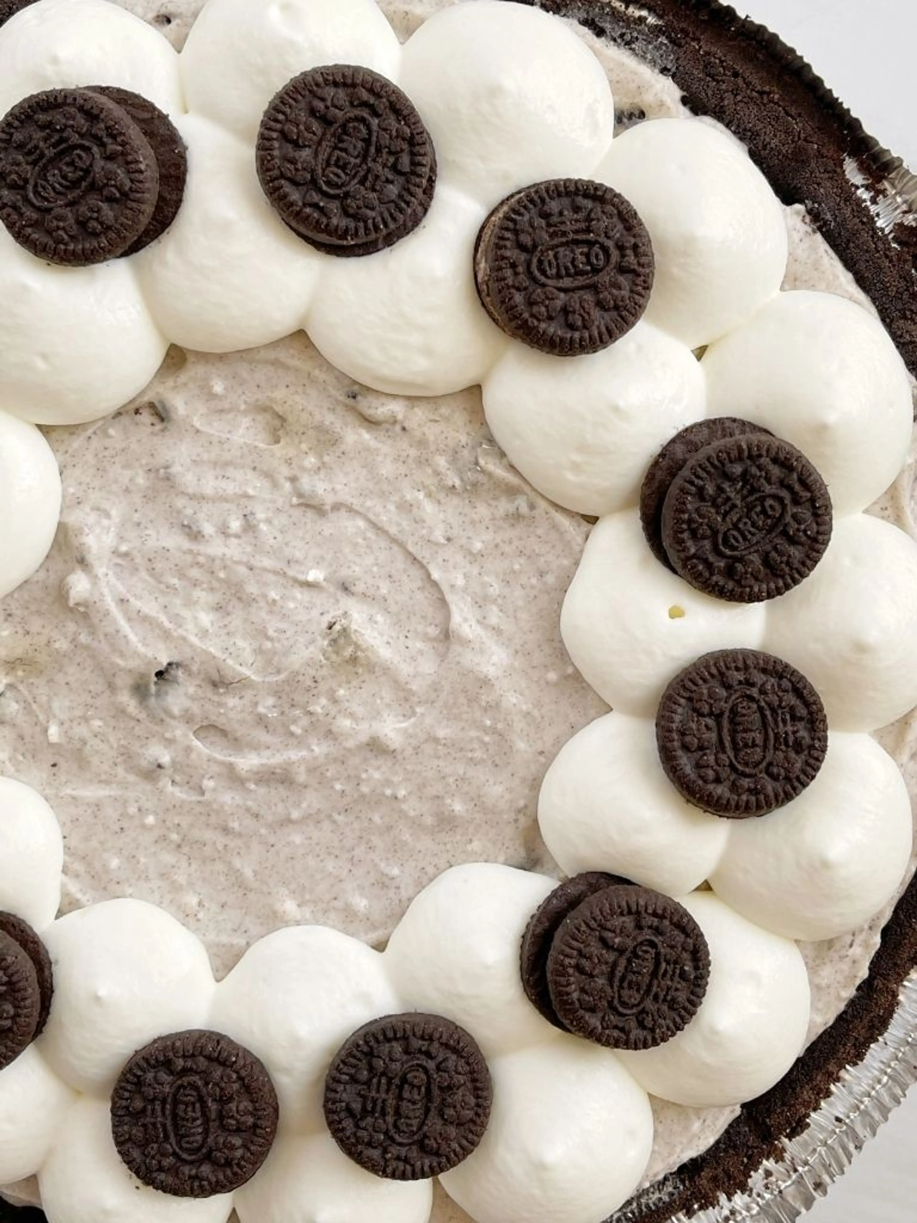 No Bake Oreo Pudding Pie