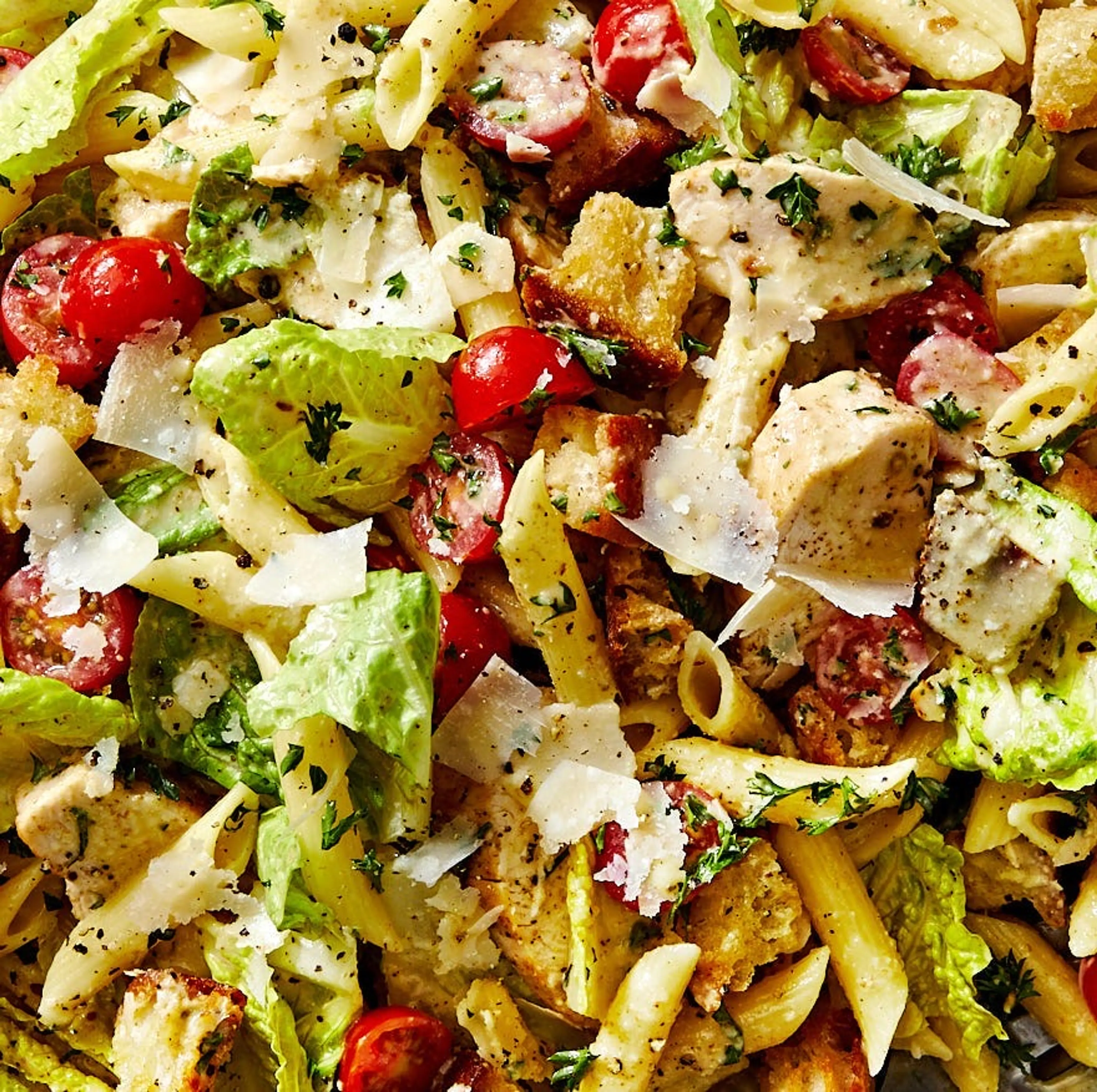 Chicken Caesar Pasta Salad