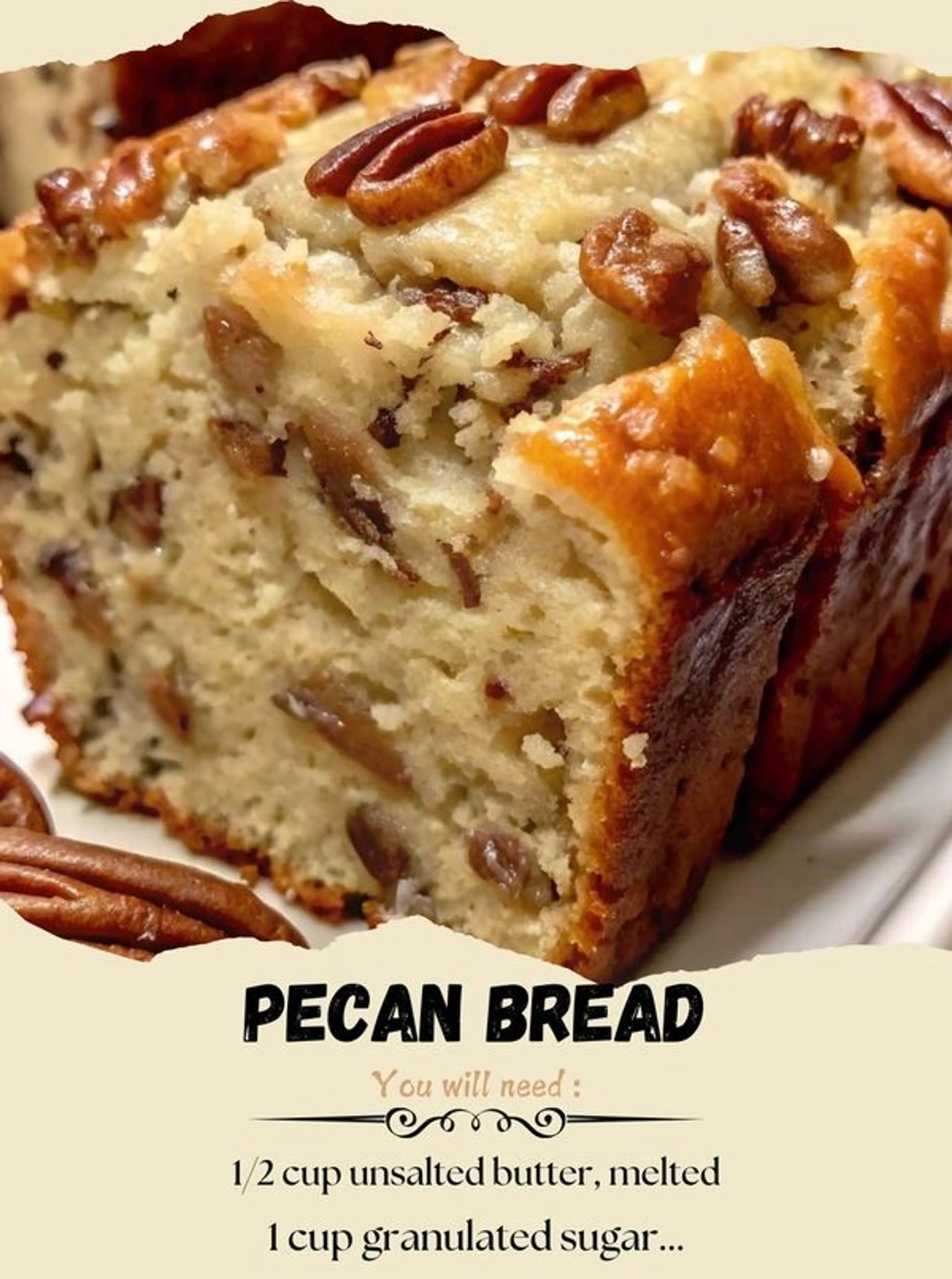 Sweet Alabama Pecan Bread