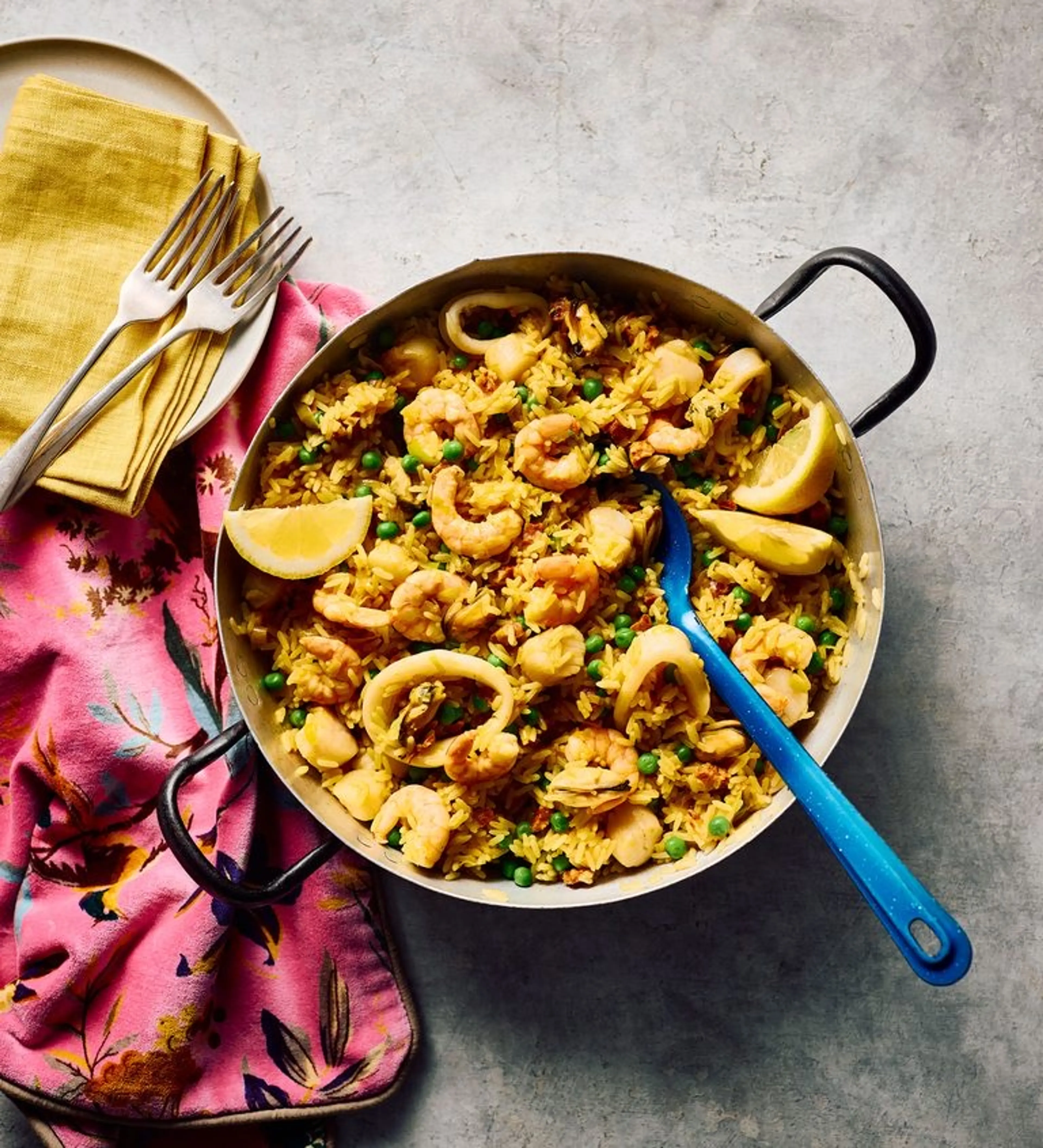 Easiest ever seafood rice