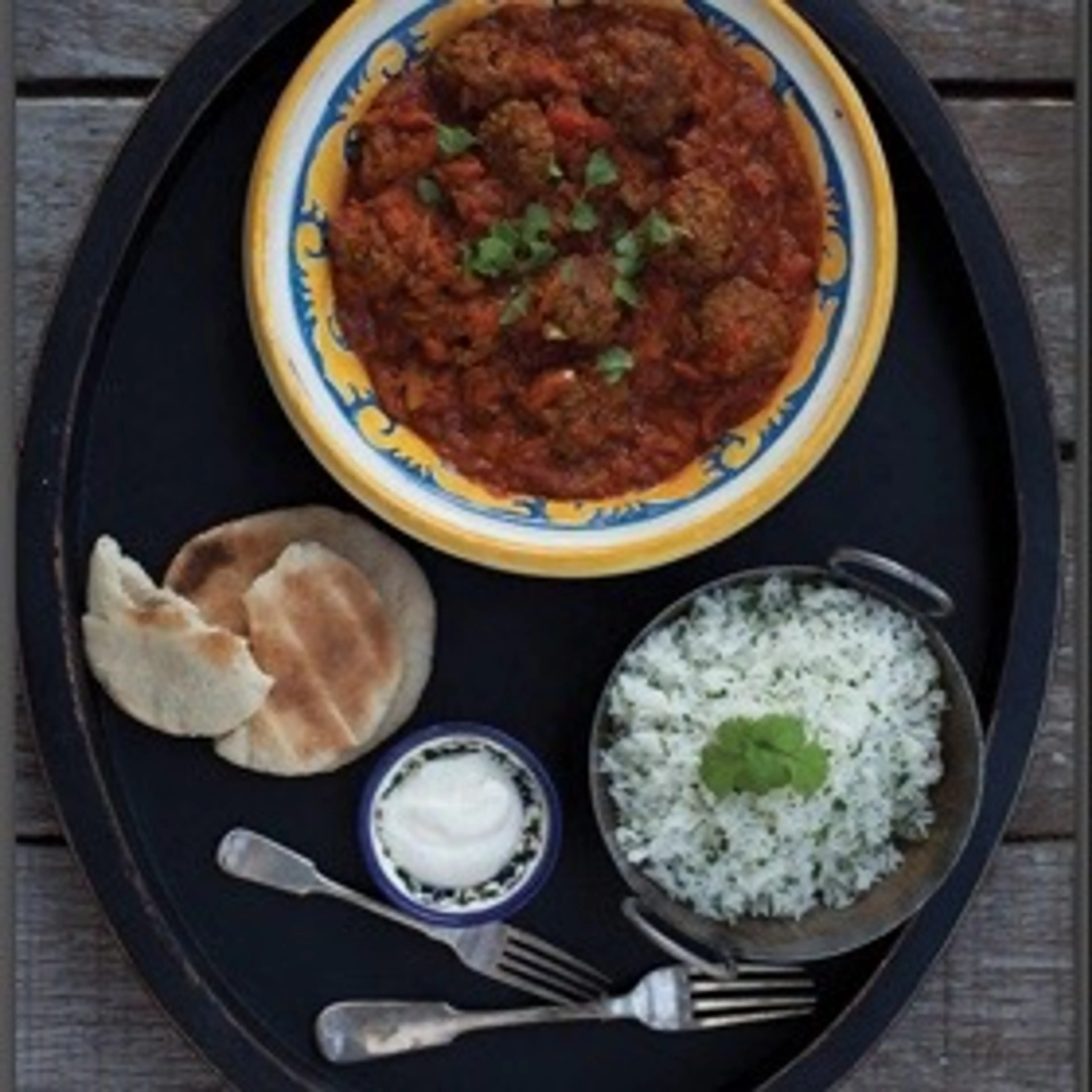 Easy kofta curry