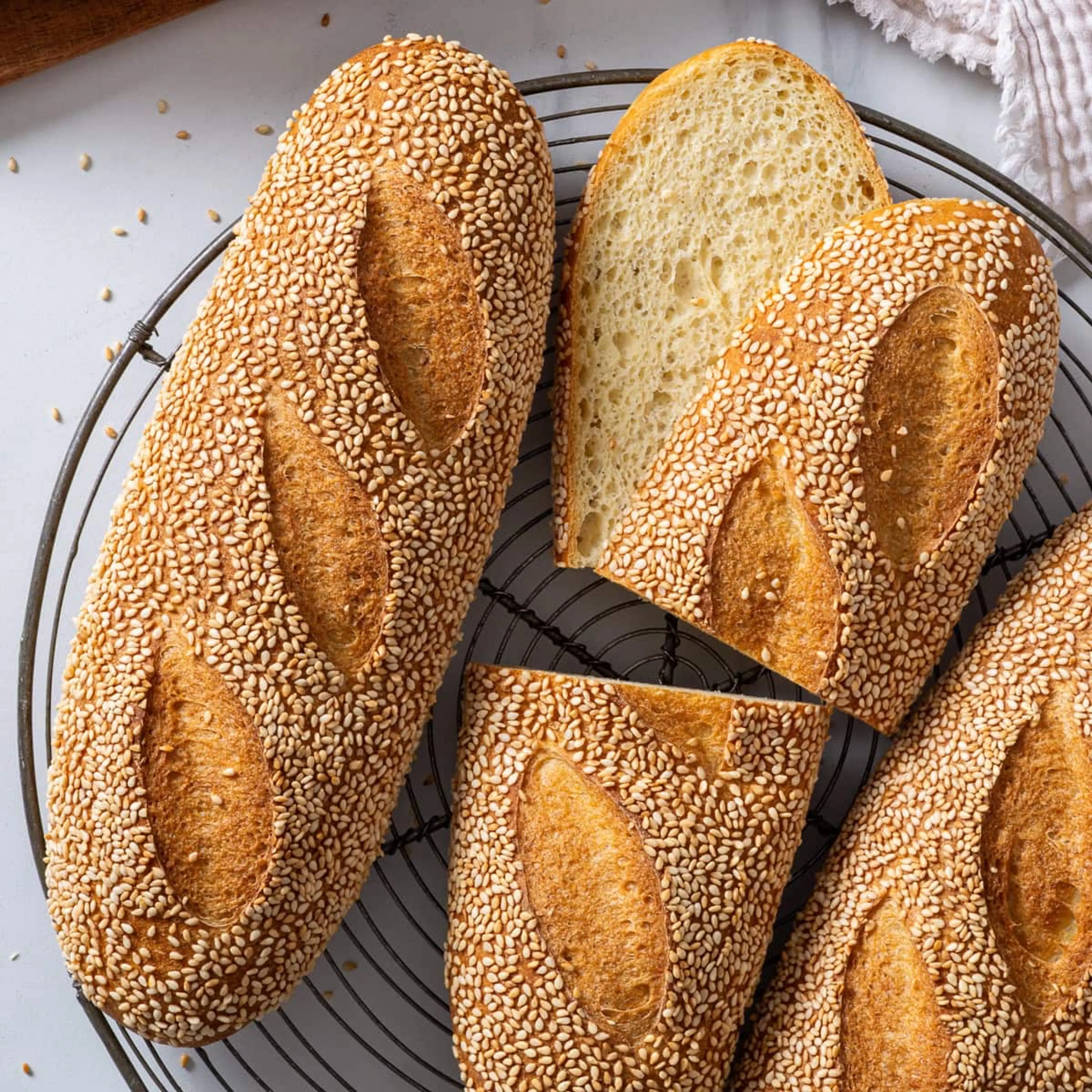 Gluten Free Soft Sandwich Rolls (Hoagie Rolls)