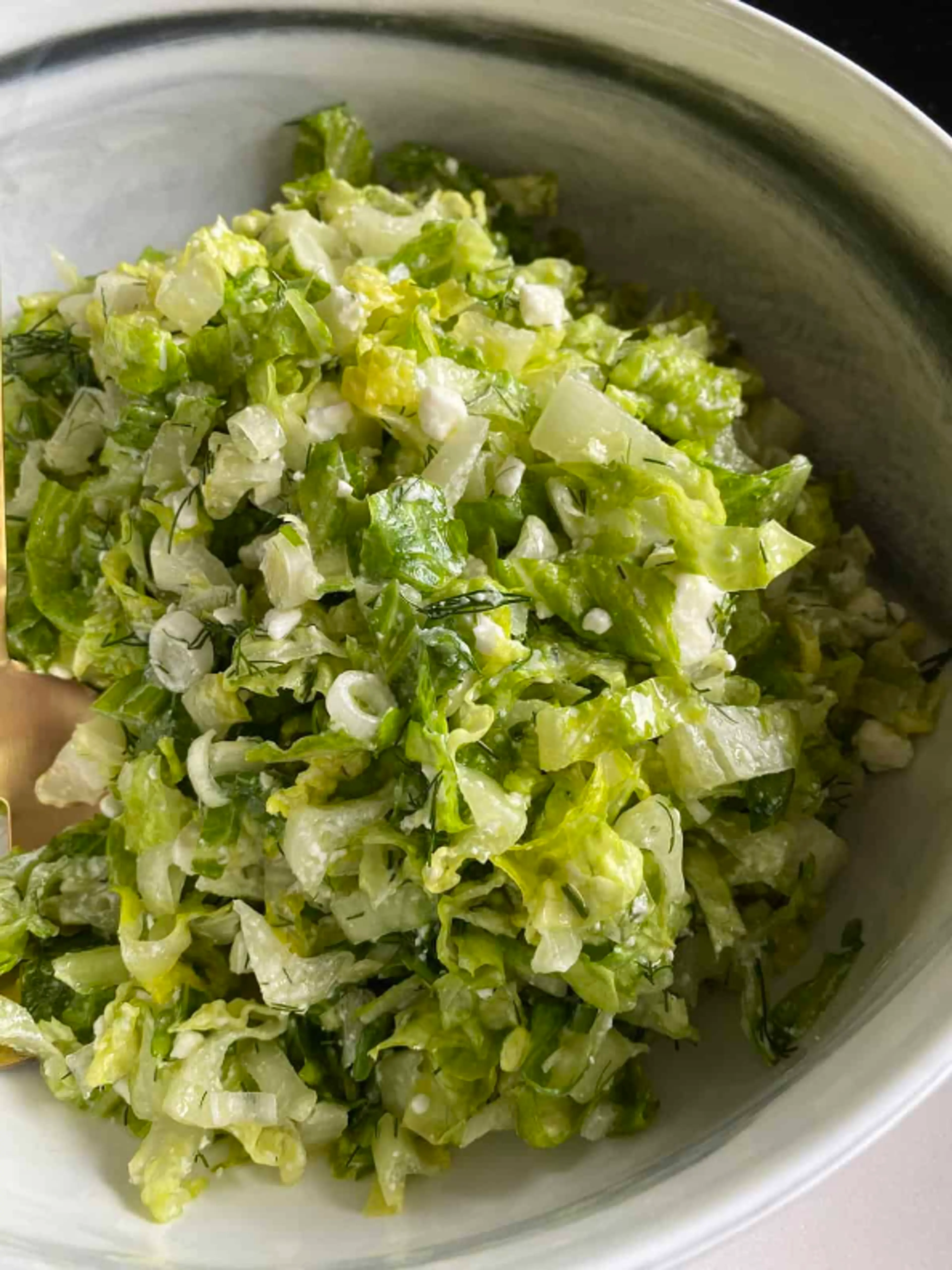 Greek Lettuce Salad (Maroulosalata)