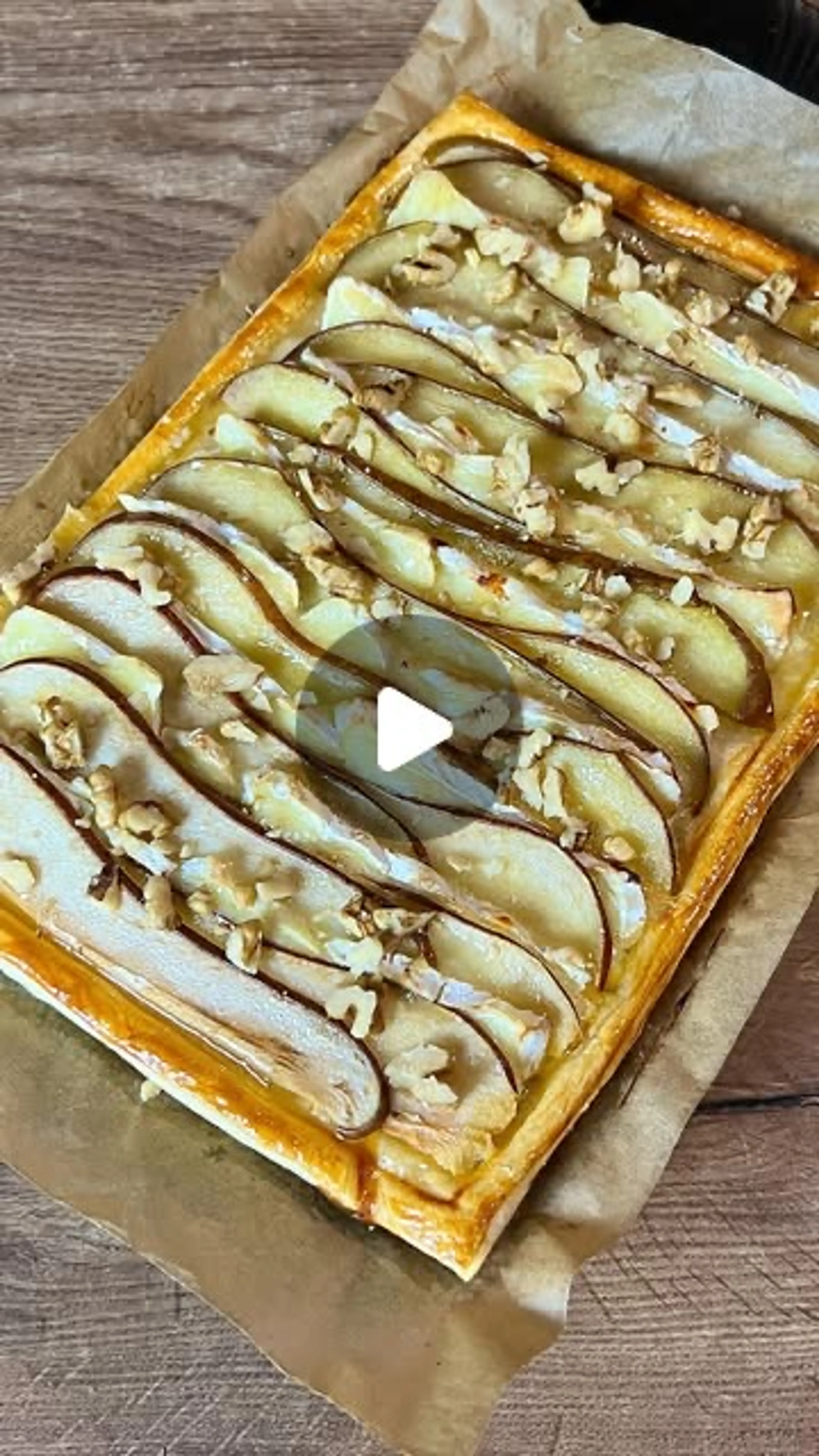 Pear & Camembert Tart