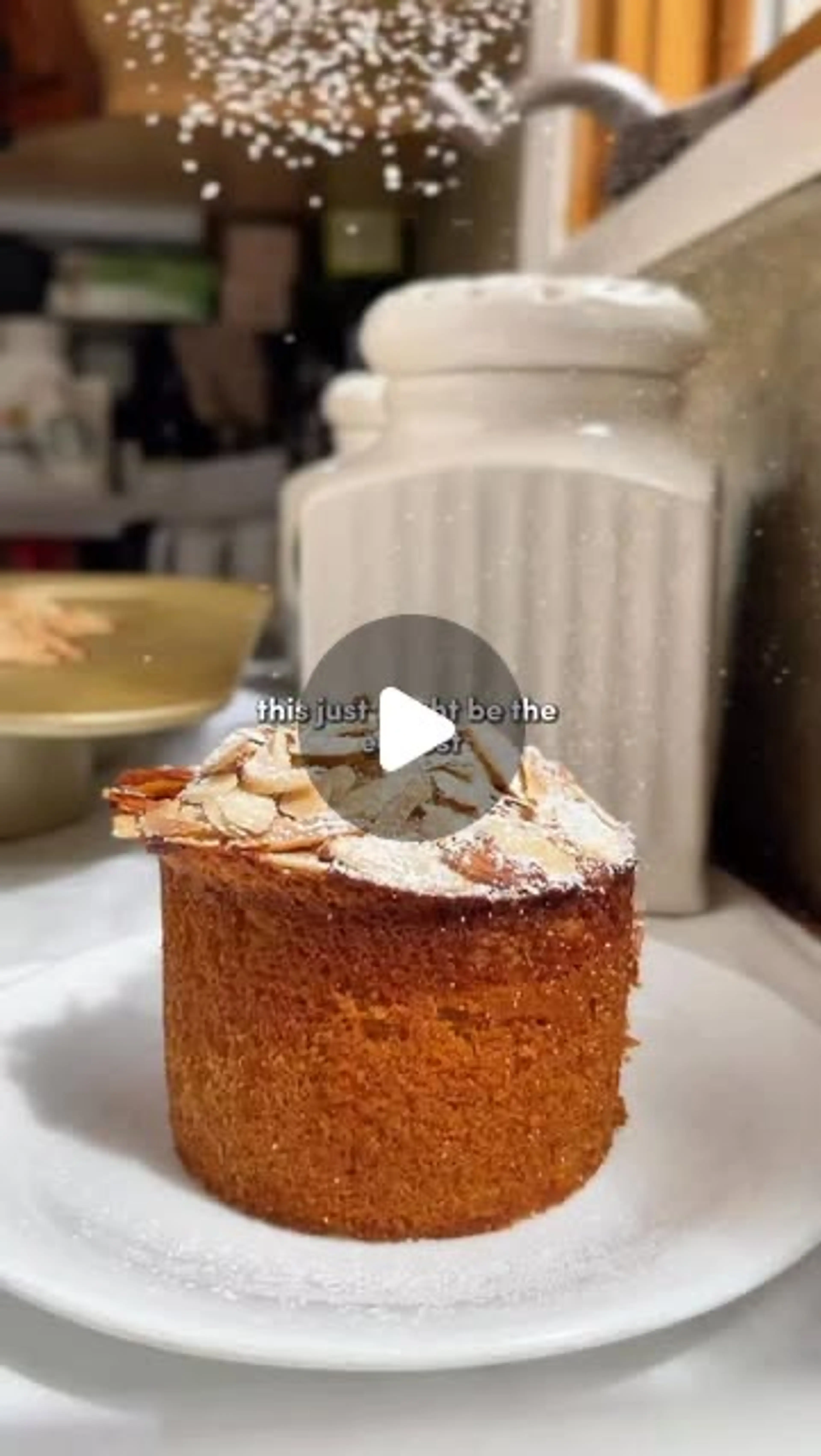 Honey Almond Apple Cake