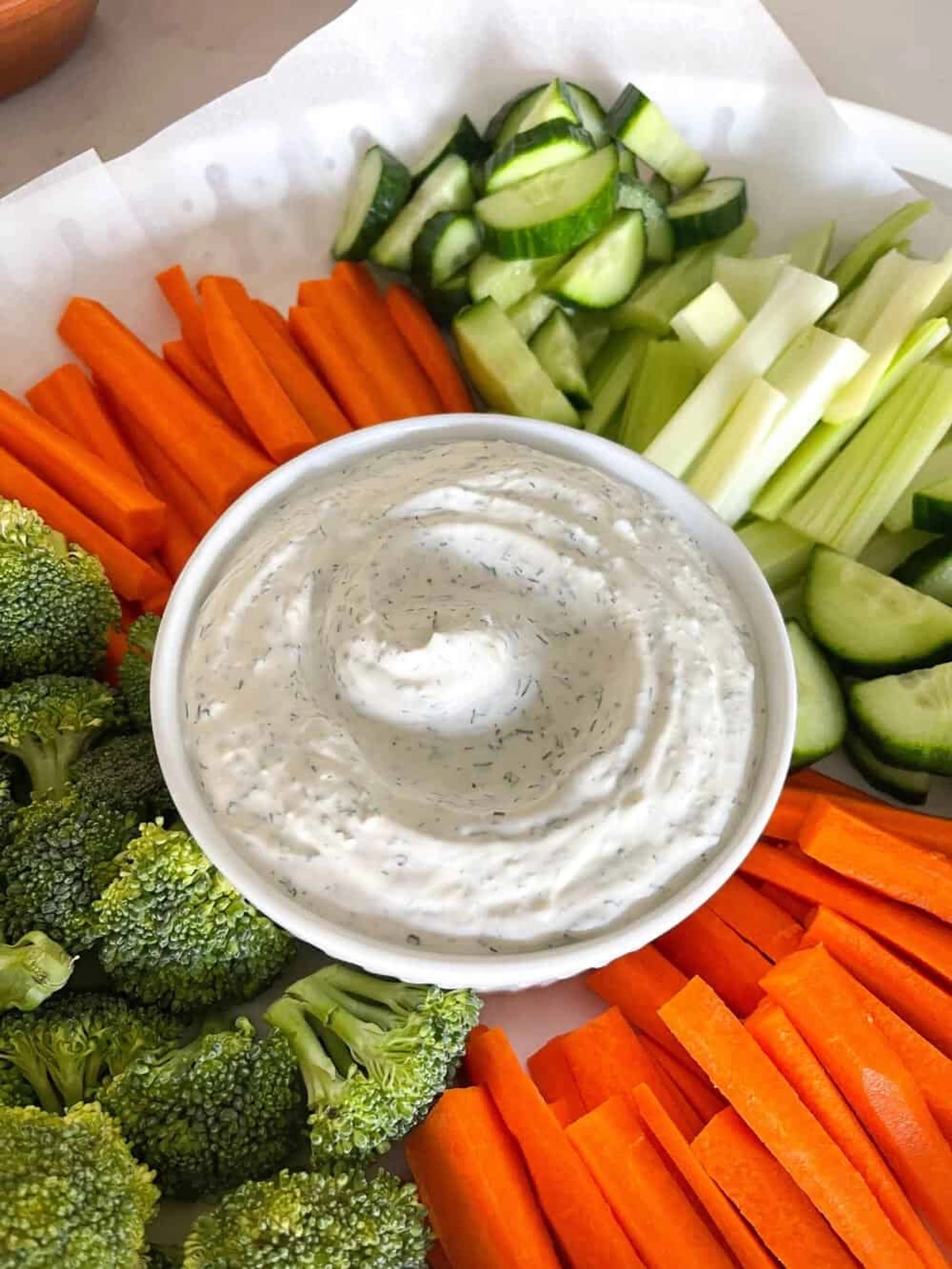Easy Homemade Veggie Dip