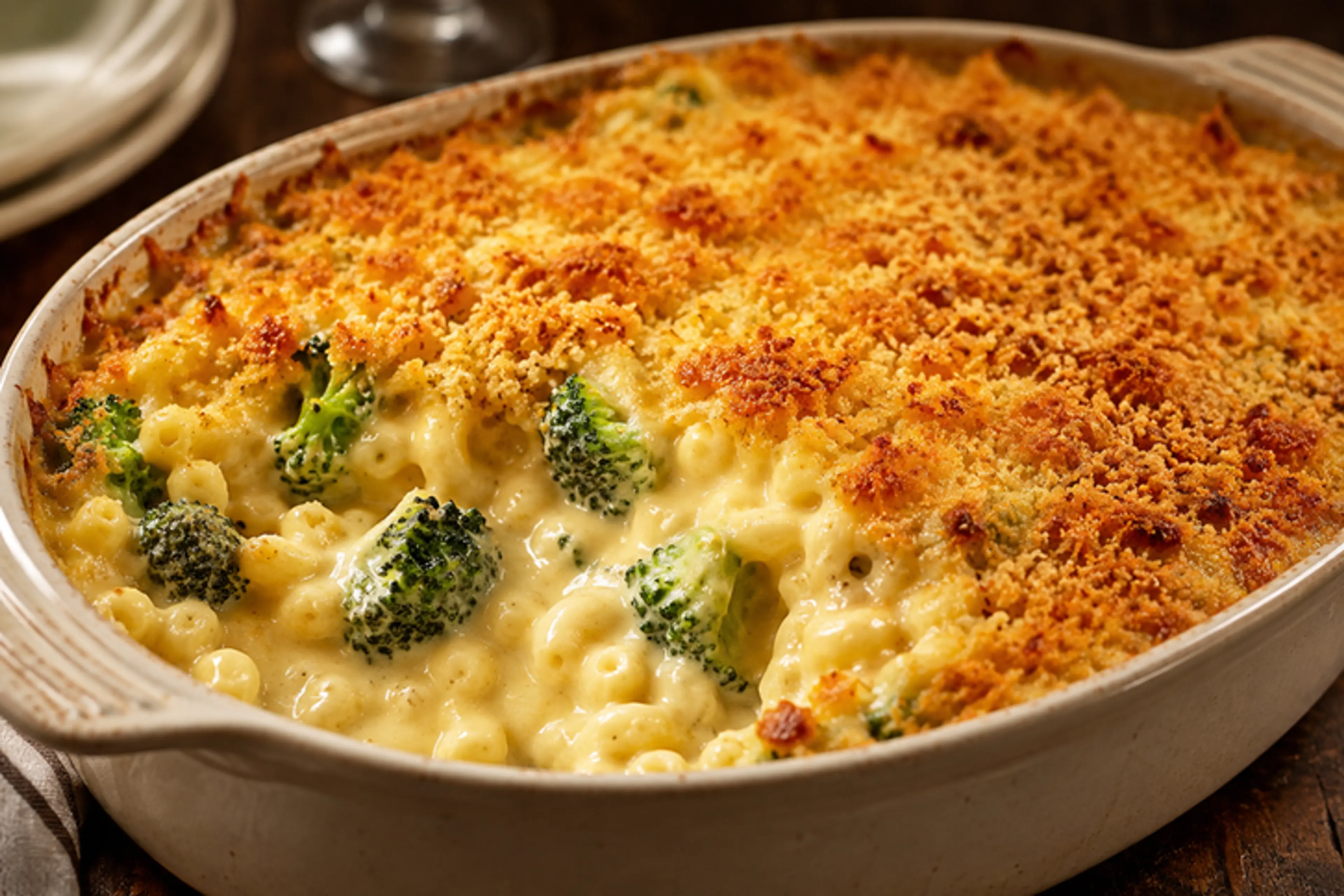 Broccoli Mac & Cheese Bake