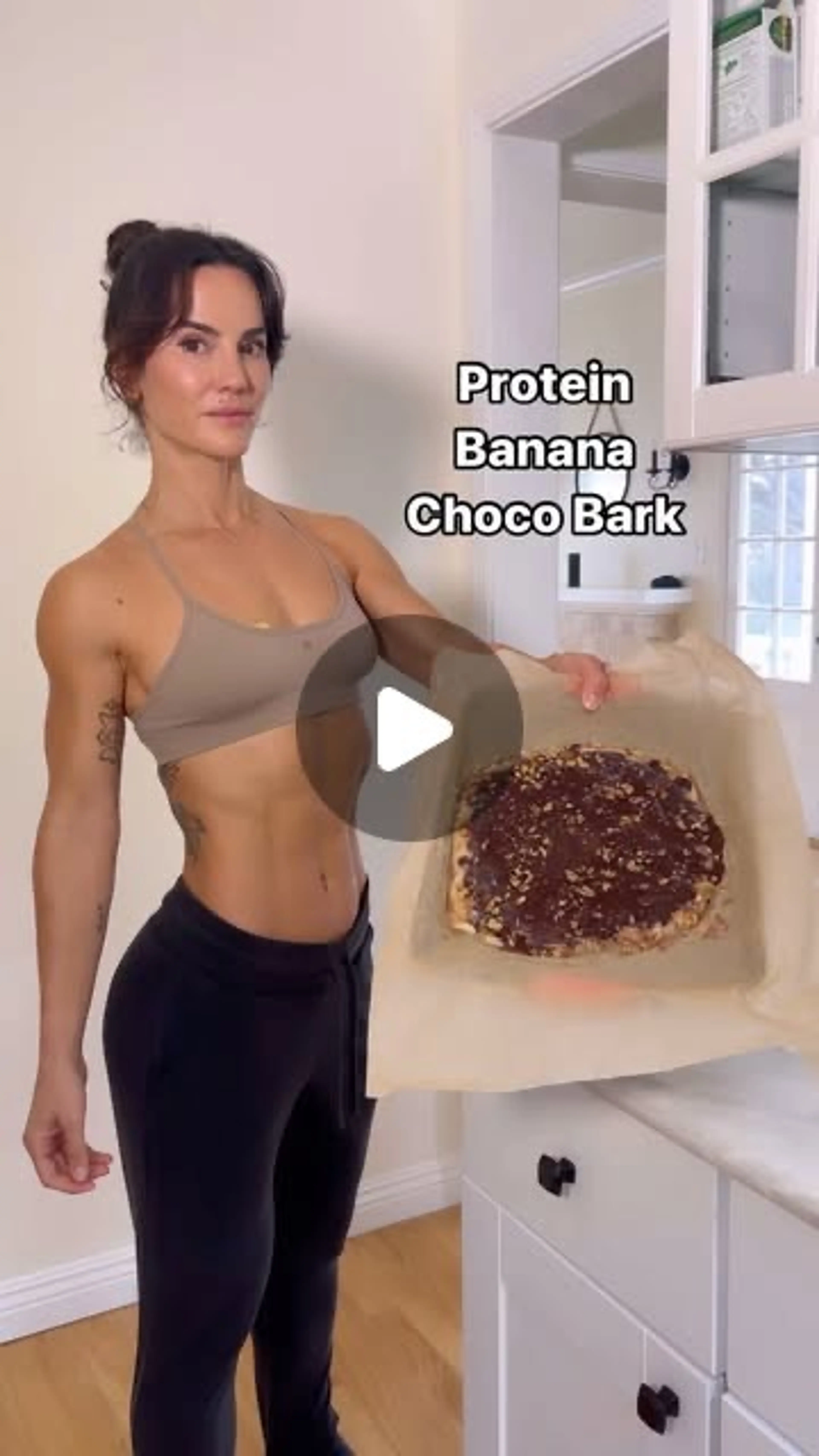 Viral Recipe - Protein Banana Chocolate Bark - Your Sign to