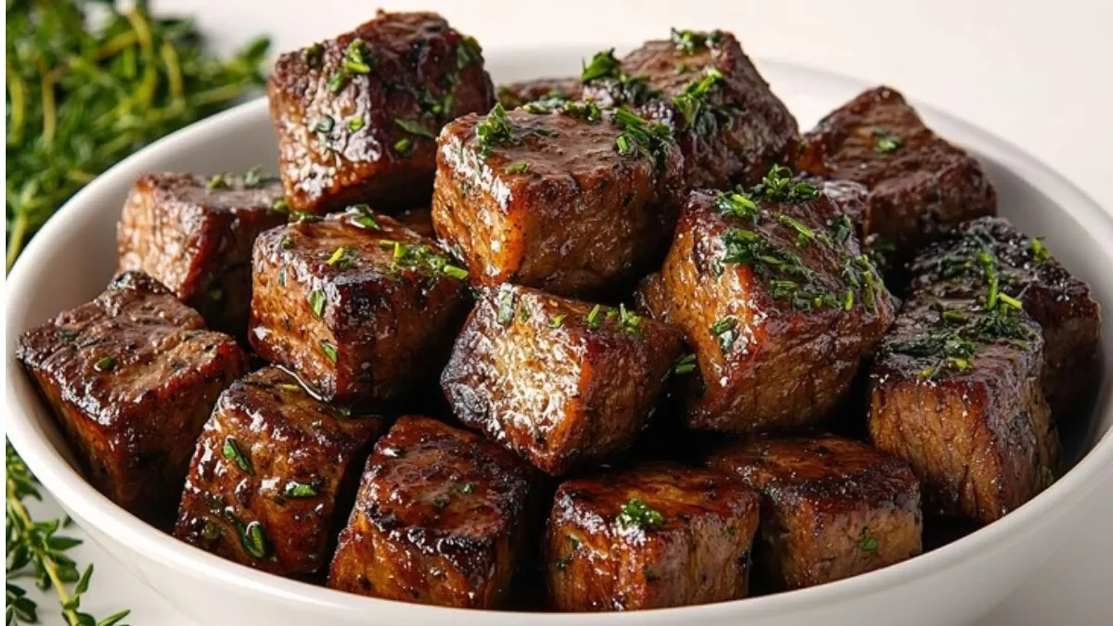 Air Fryer Steak Bites (Garlic Butter)