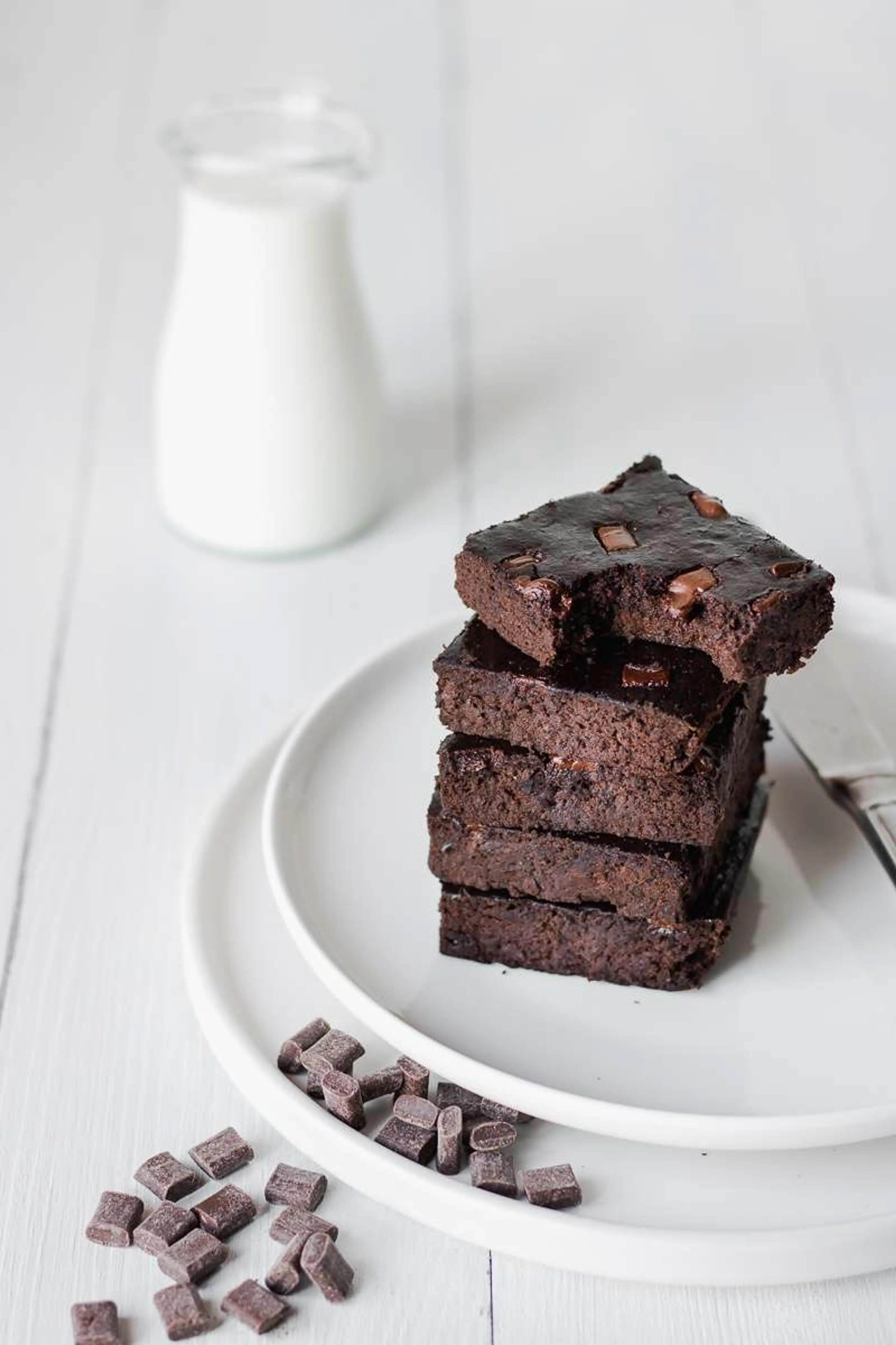 Brownies di fagioli neri al cioccolato | 100 kcal