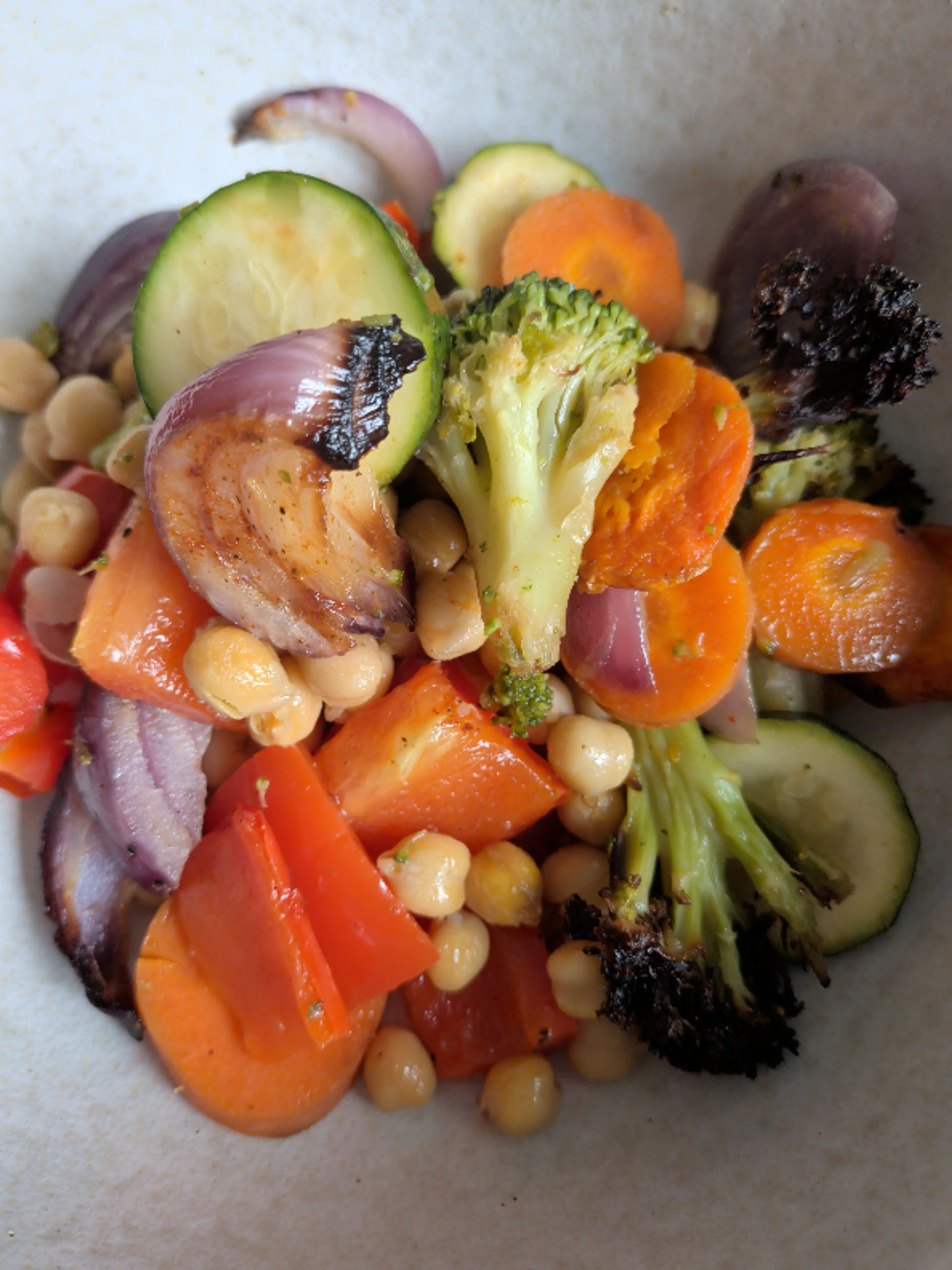Chickpea & Roasted Veggie Salad