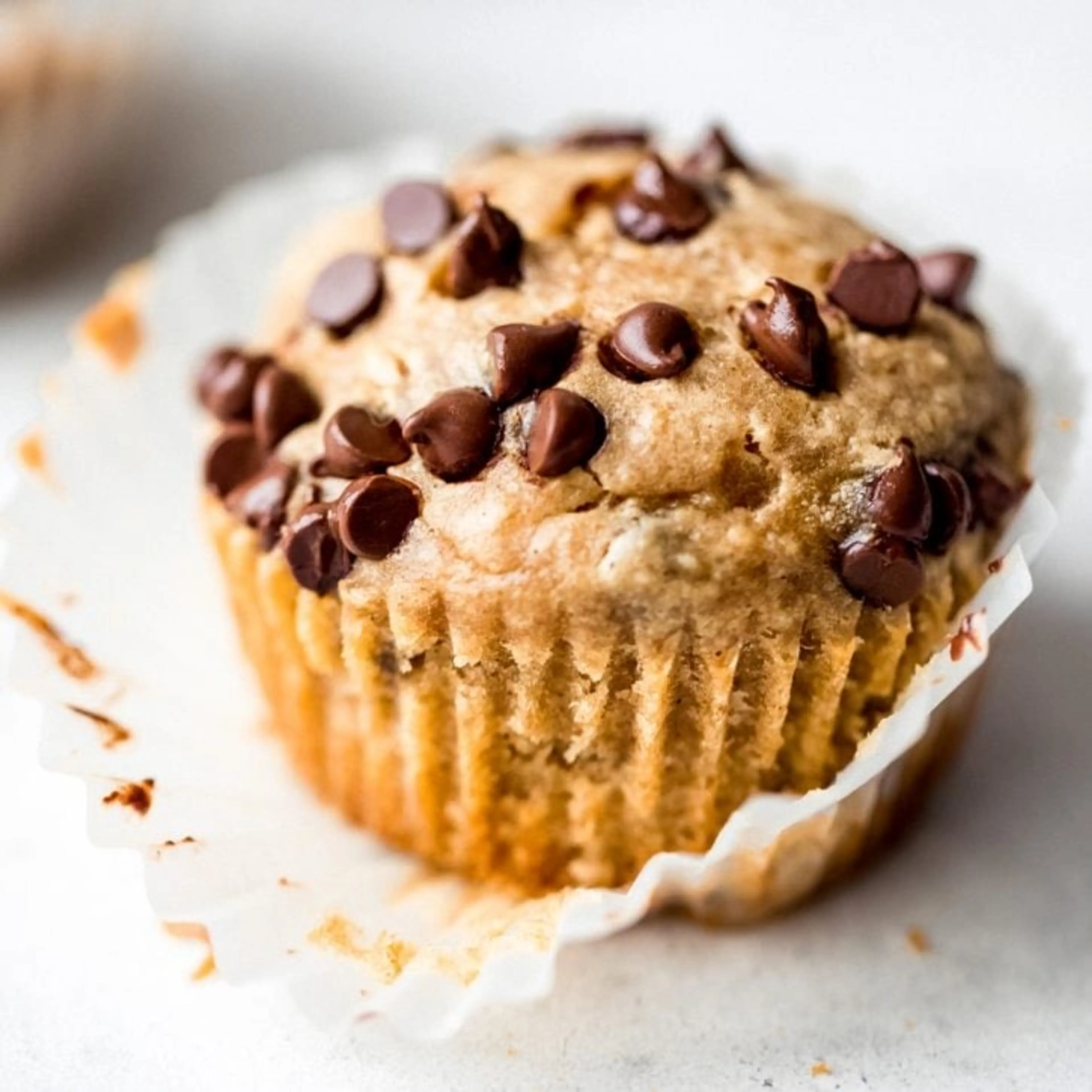 Healthy Peanut Butter Banana Muffins