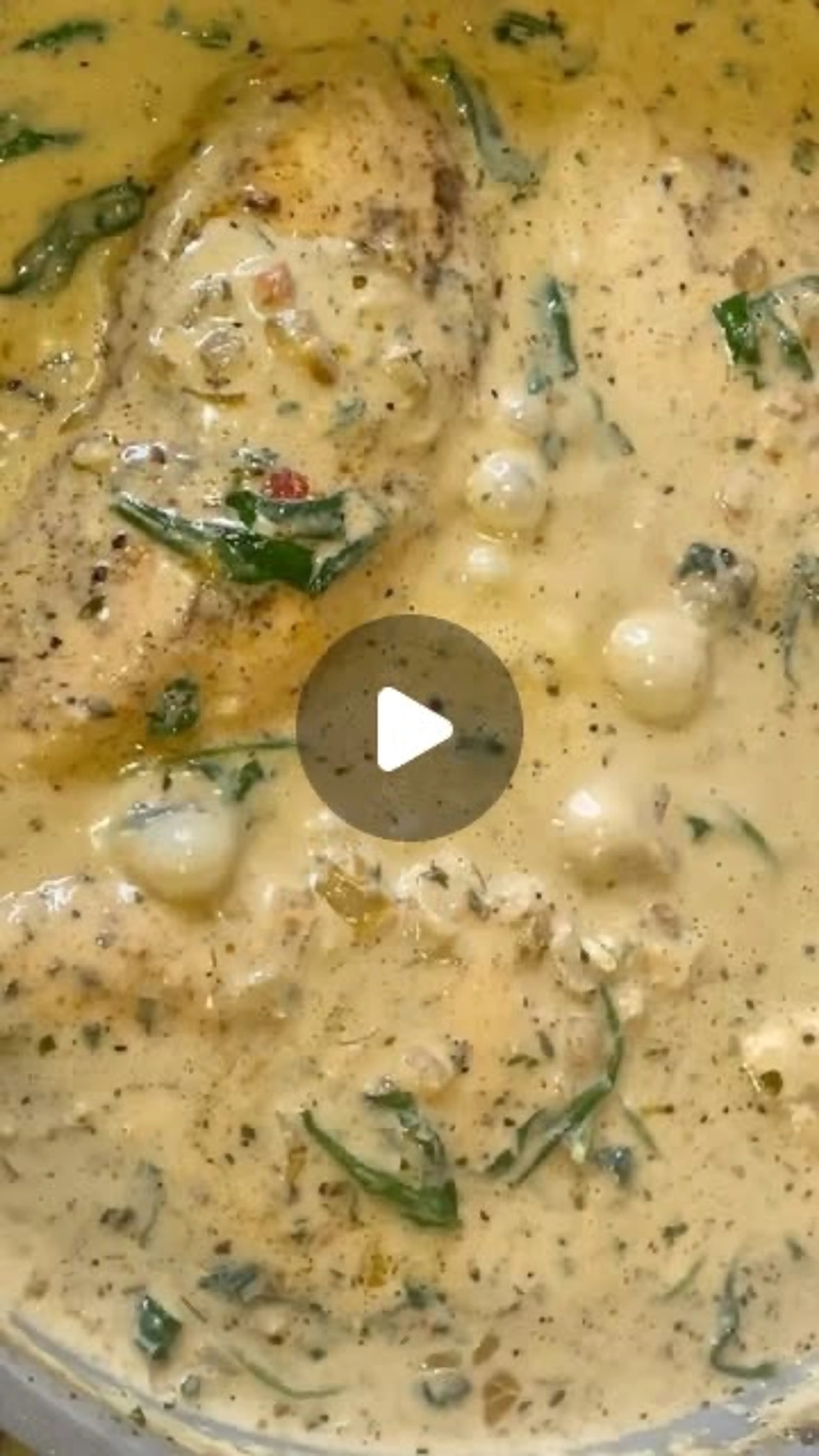 Spinach & Cream Chicken Pasta