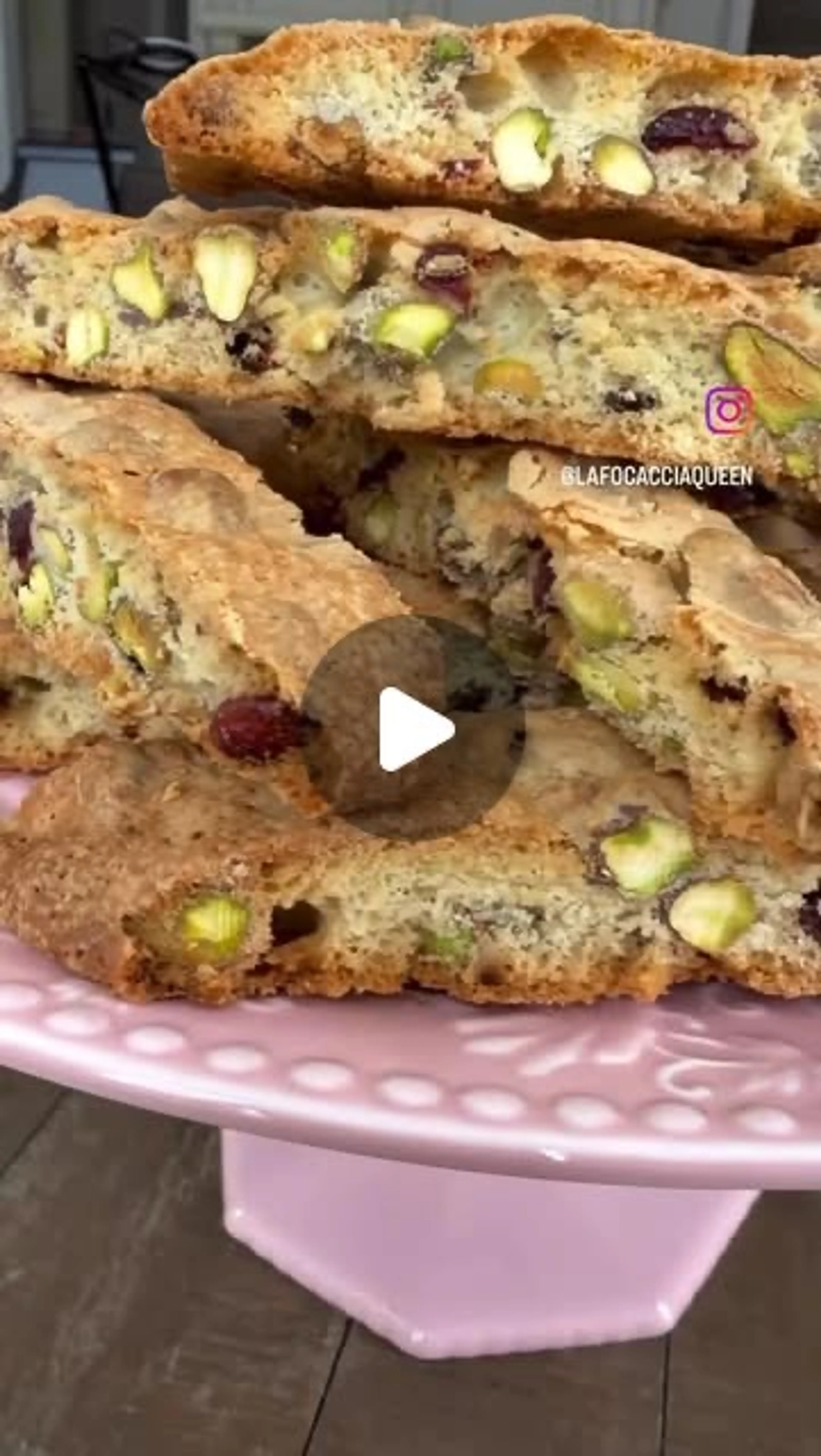 Cranberry Pistachio Biscotti