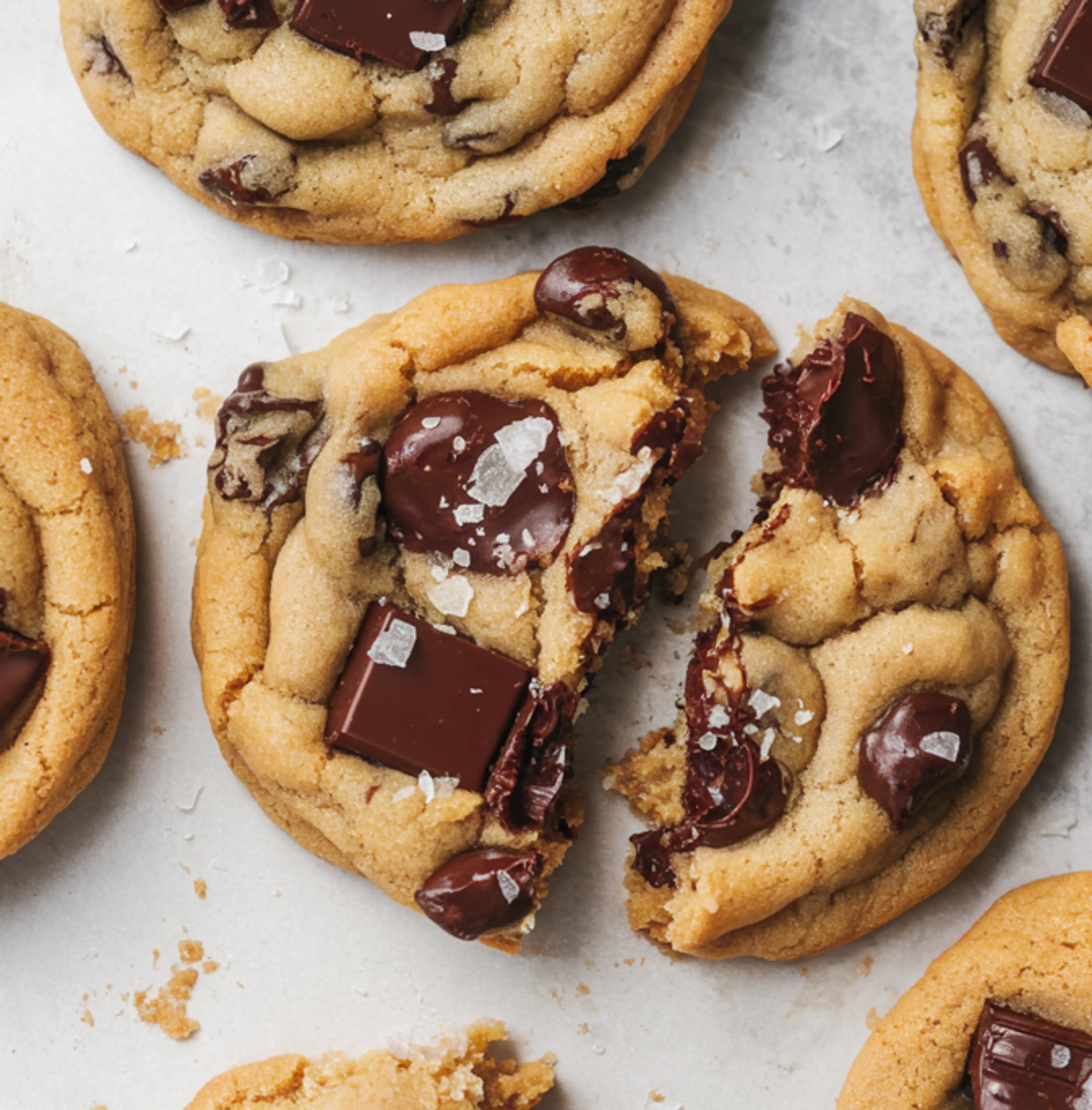 Chewy Protein Chocolate Chip Cookies