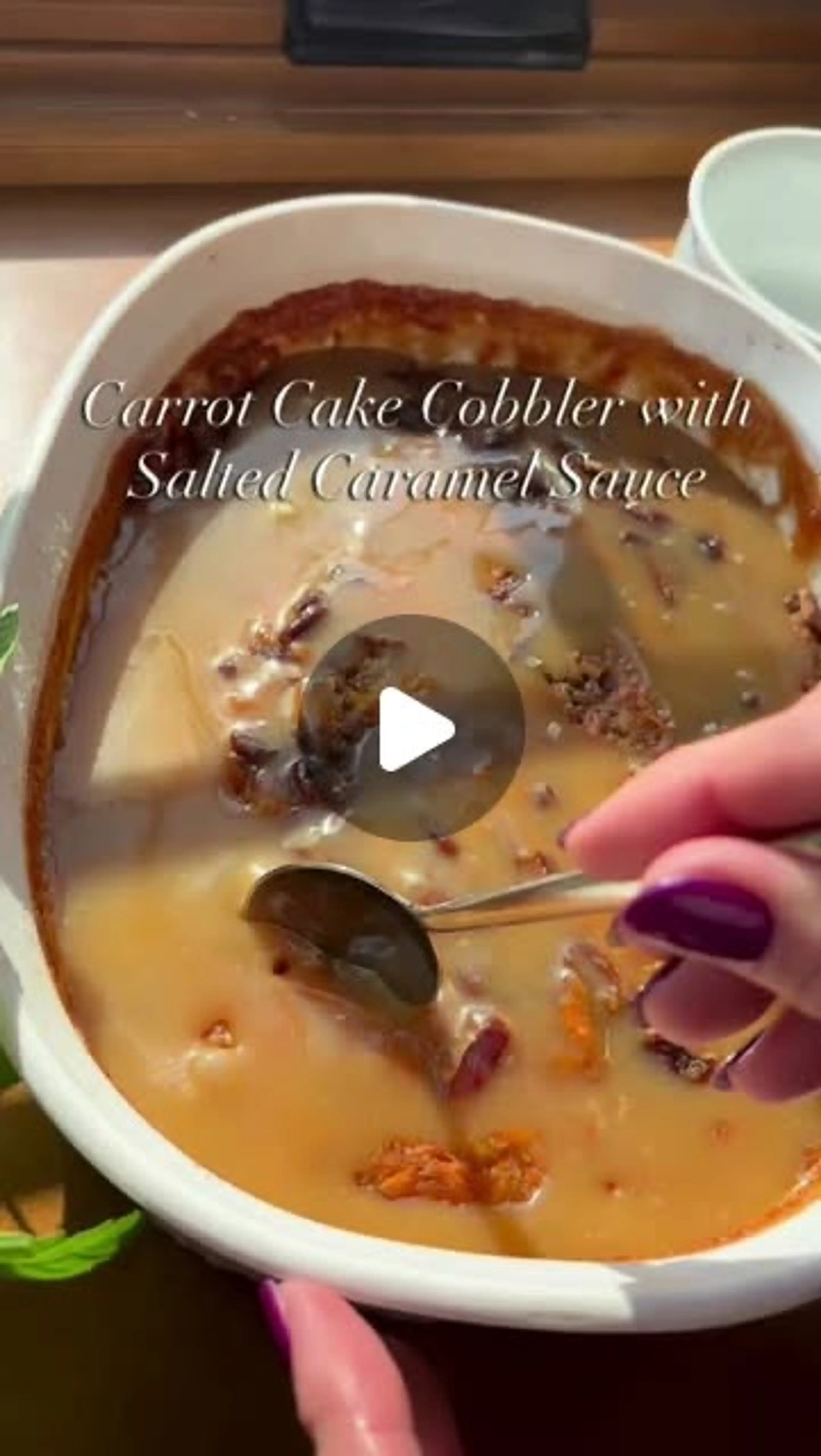 Carrot Cake Cobbler