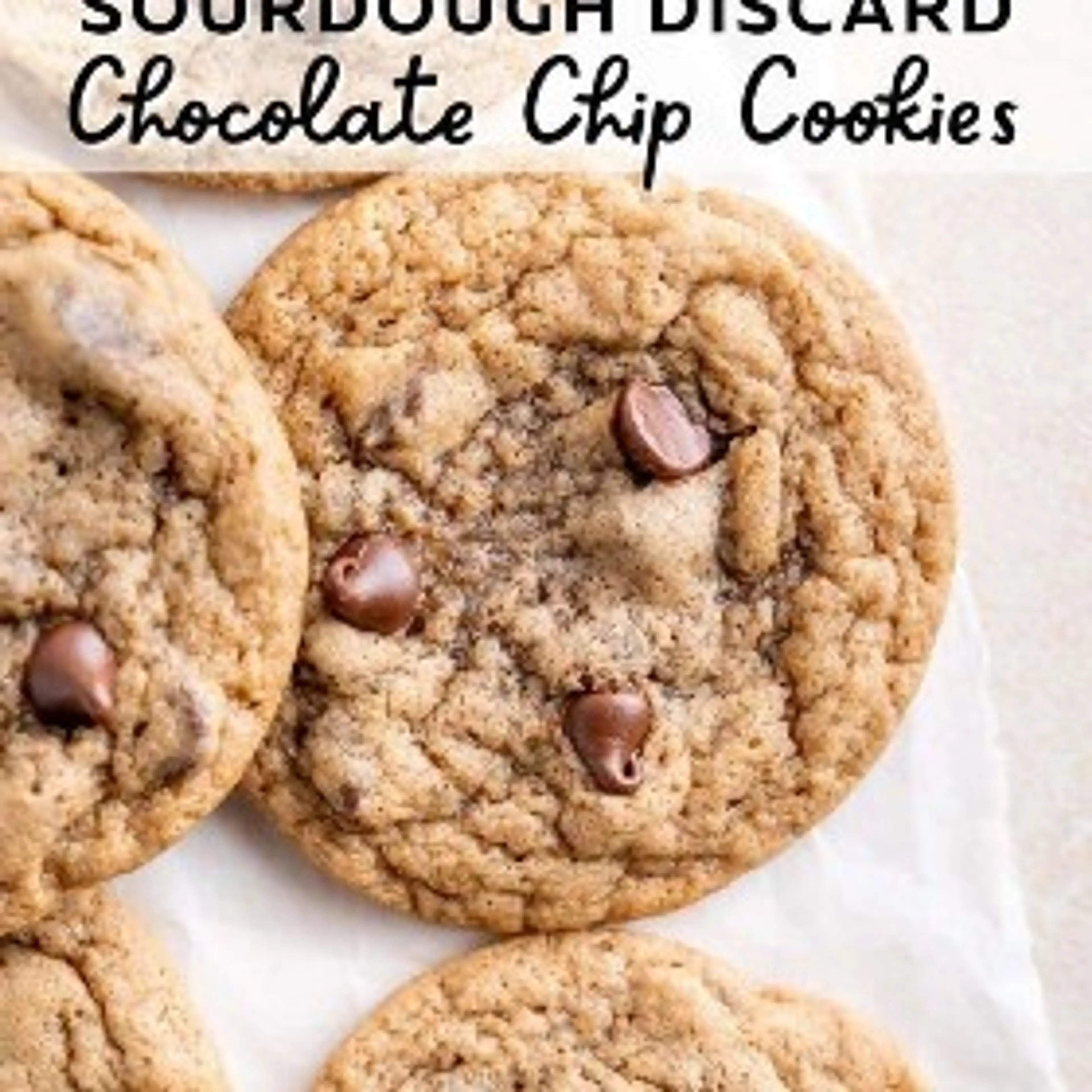 Sourdough Discard Chocolate Chip Cookies