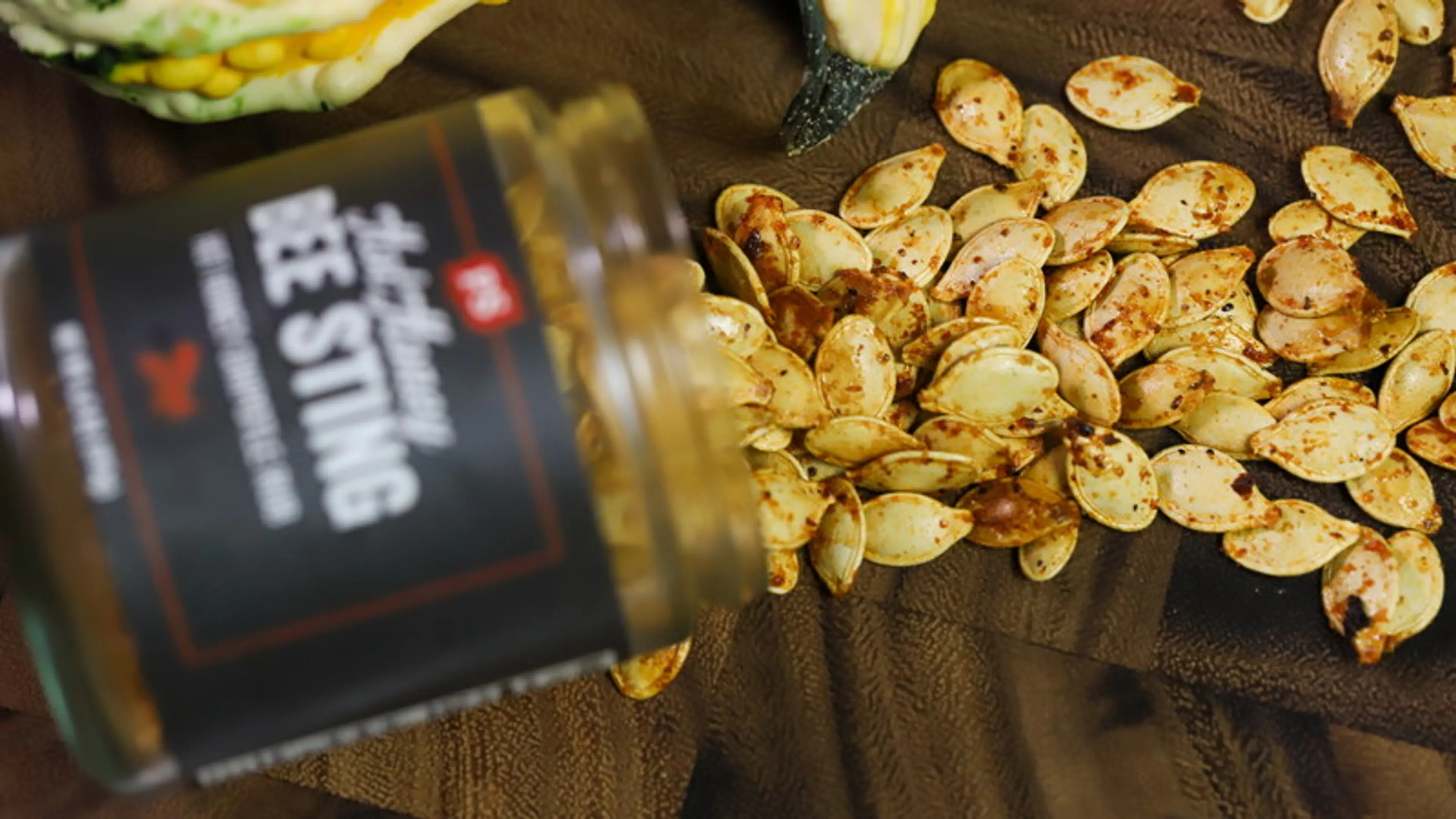 Easy Roasted Hot Honey Pumpkin Seeds