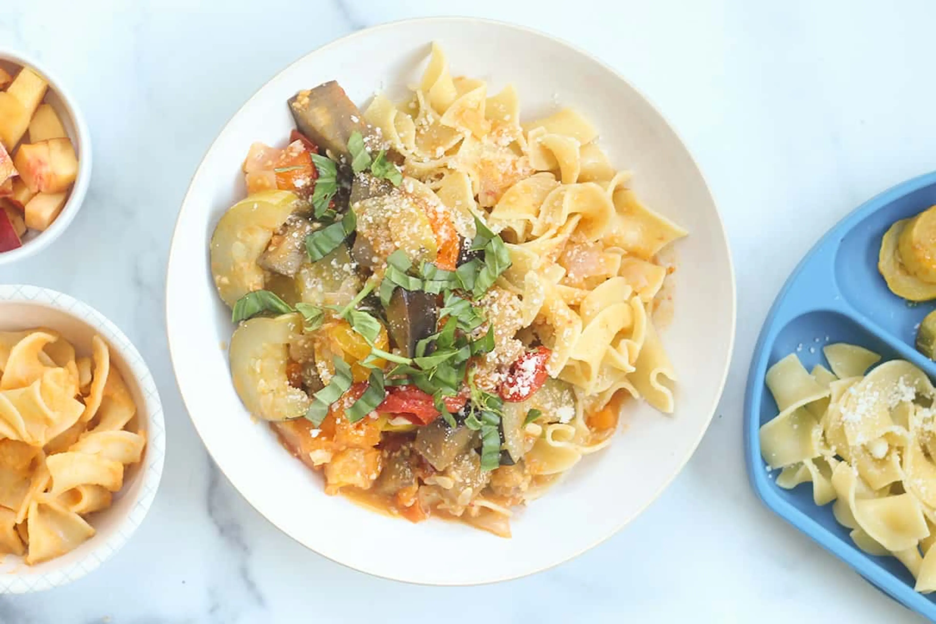 Easy Ratatouille with Pasta