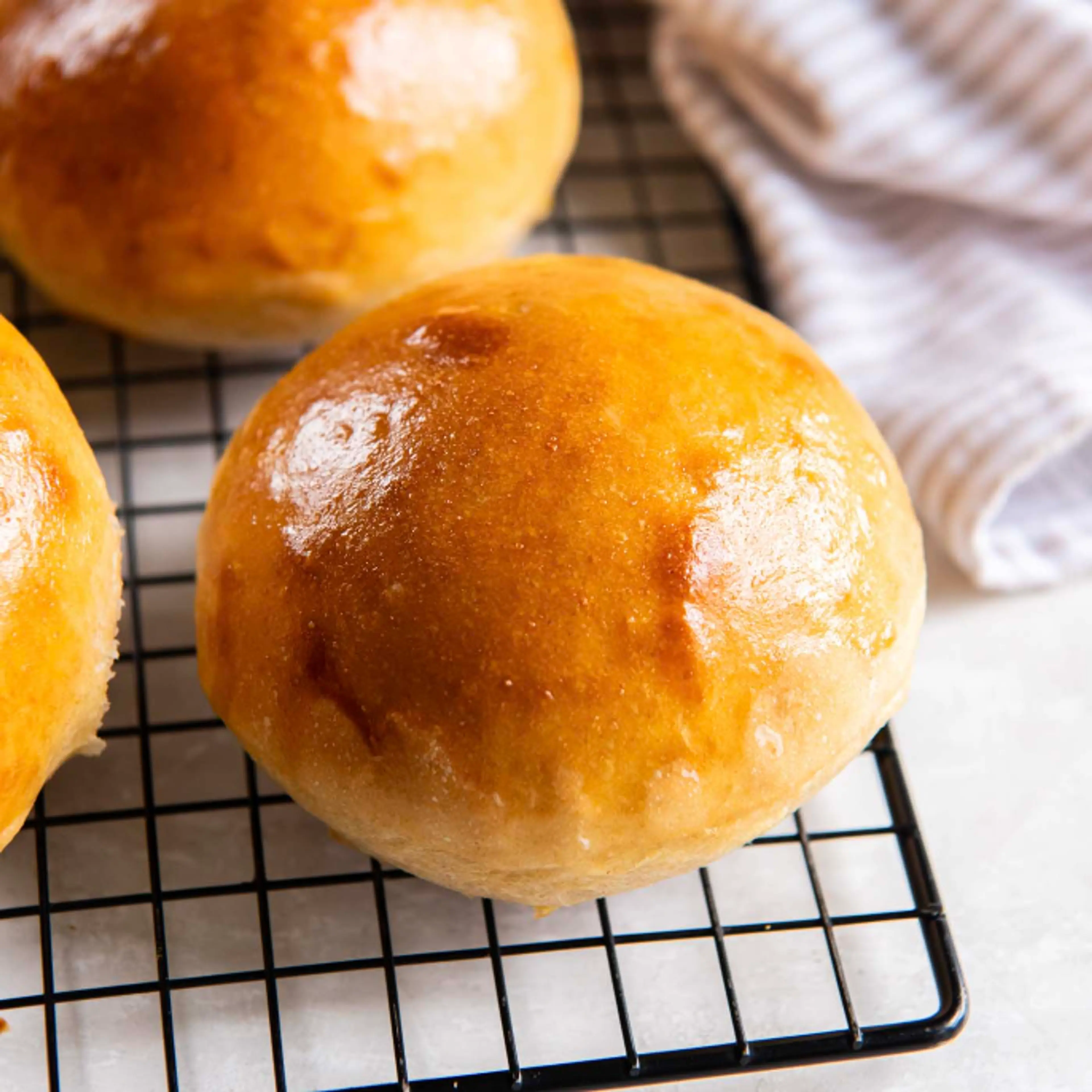 Quick Brioche Bun Recipe