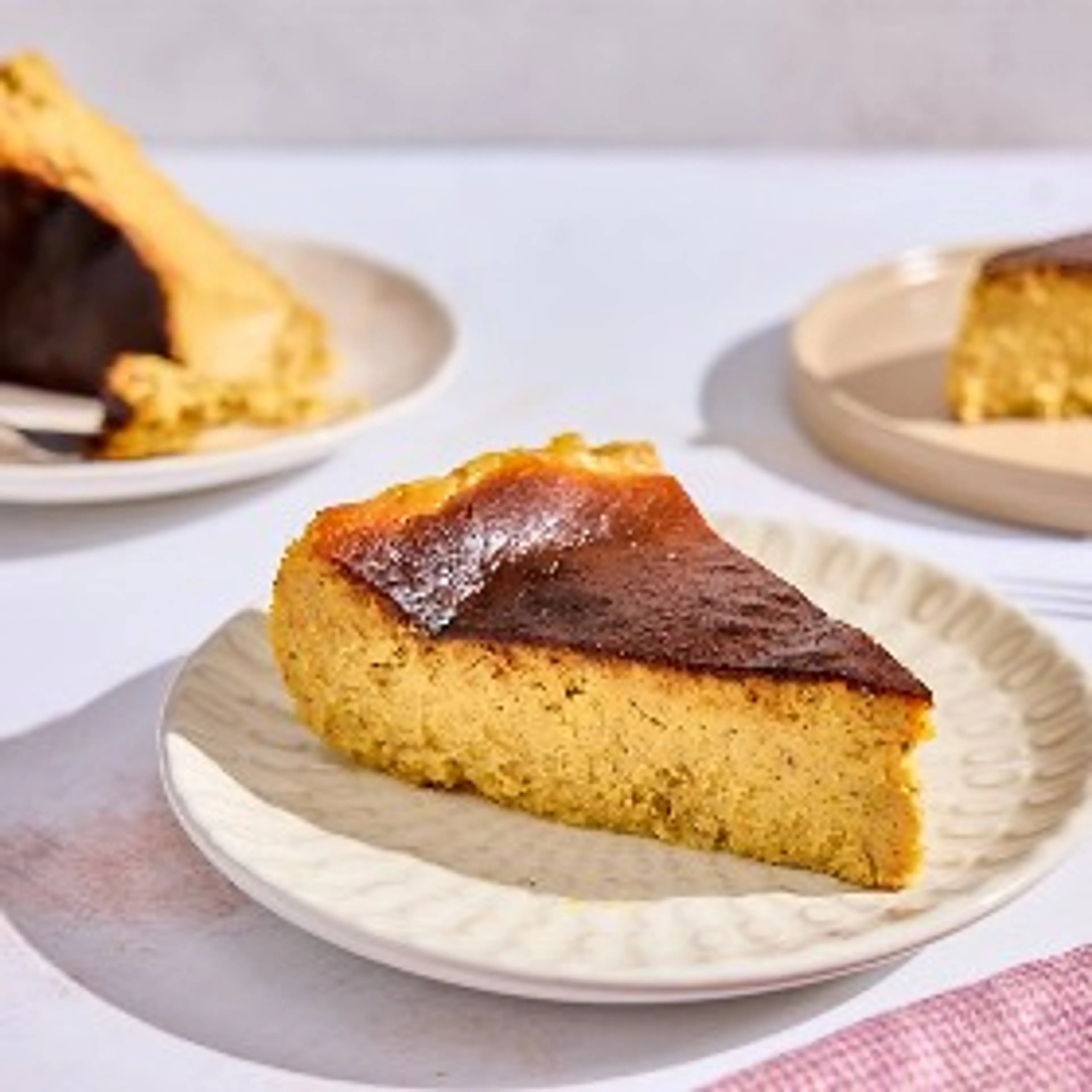 Pumpkin Basque Cheesecake