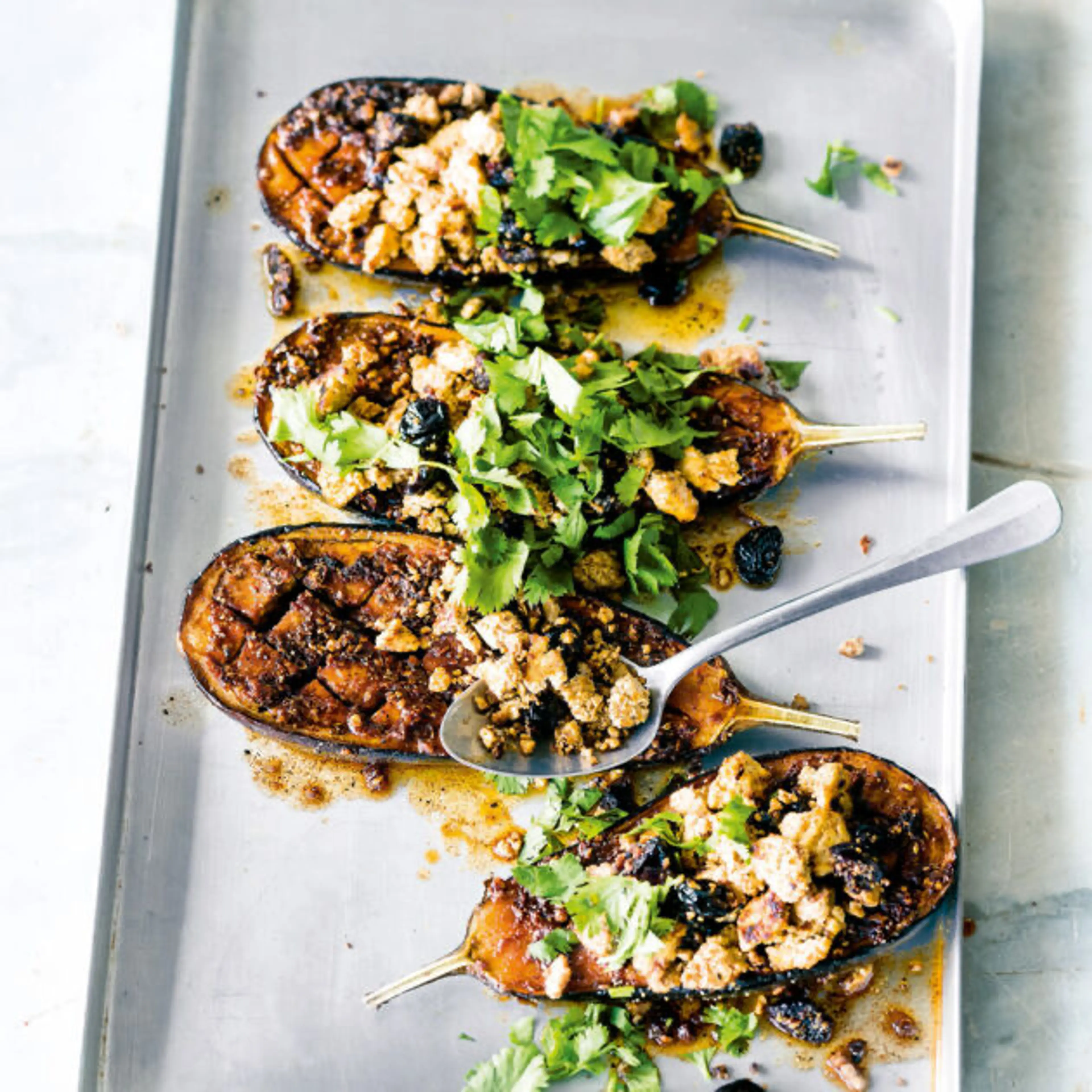 Auberginen mit Chermoula