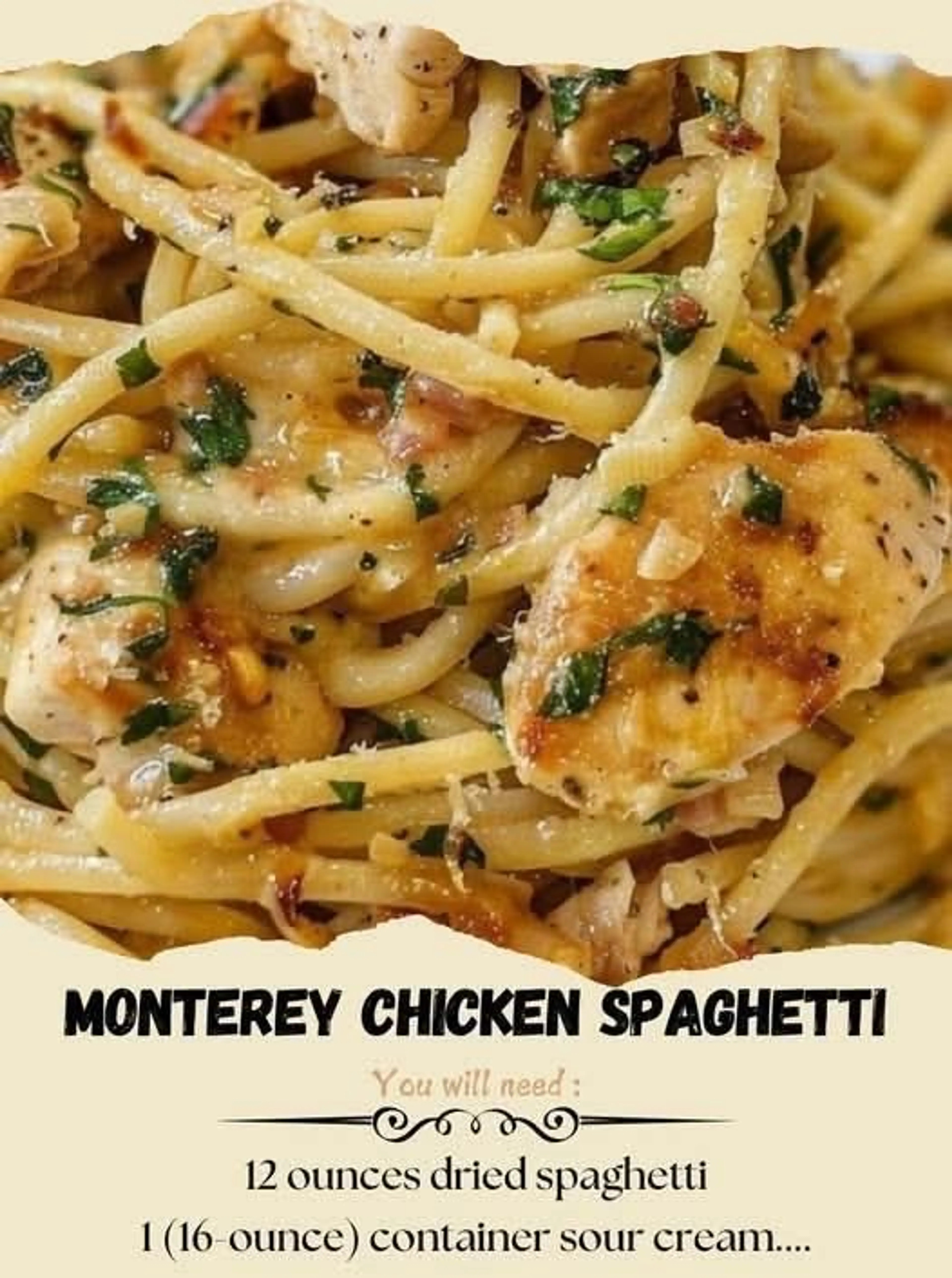 Monterey Chicken Spaghetti