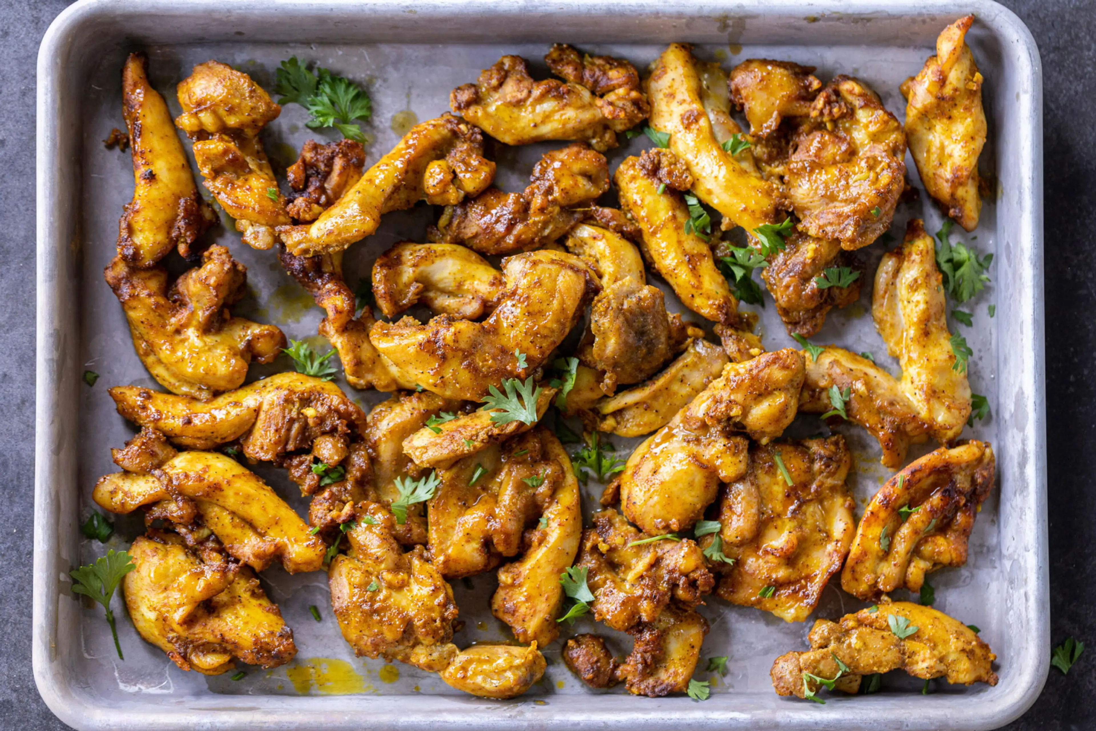 Sheet Pan Chicken Shawarma