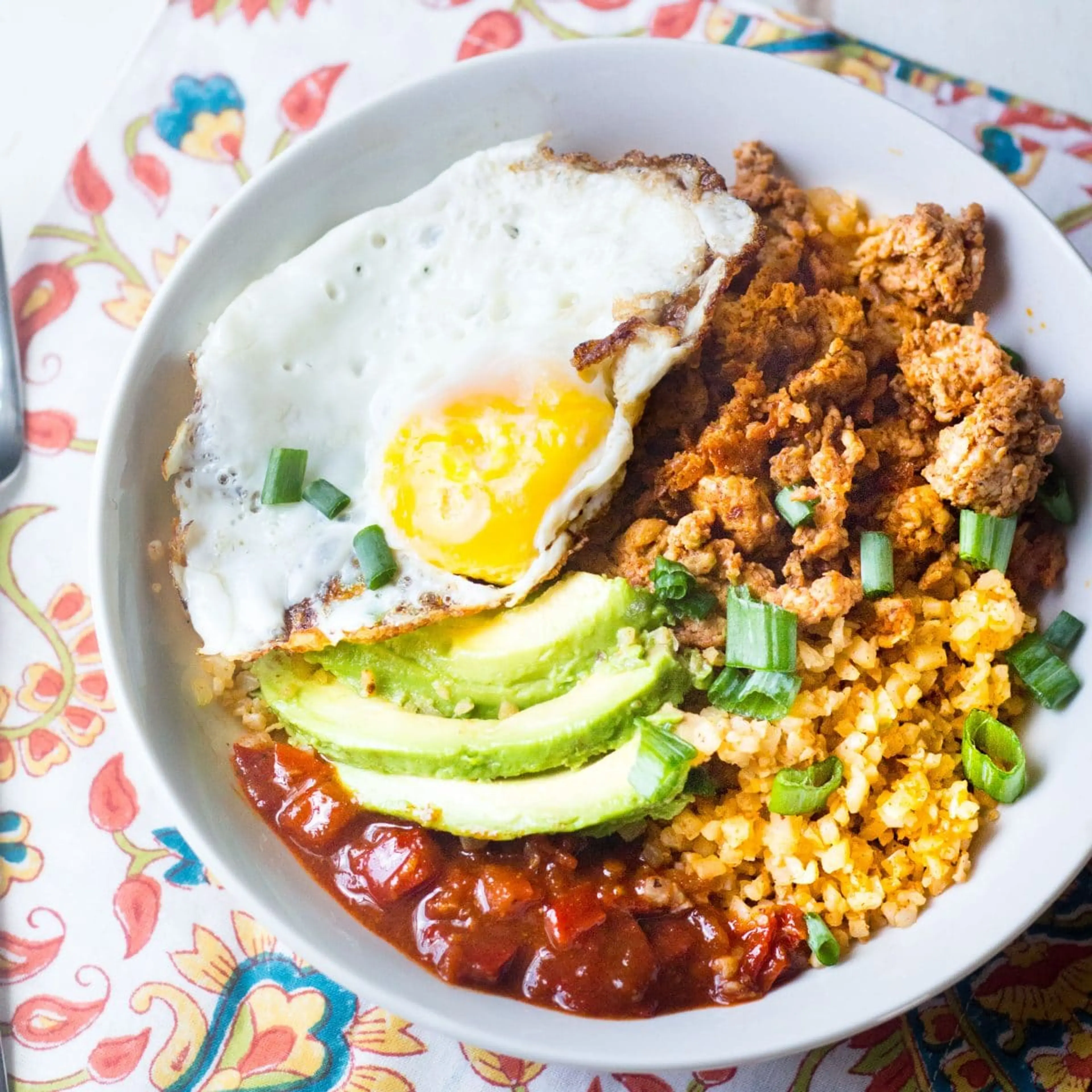 High Protein Low Carb Mexican Breakfast Bowls