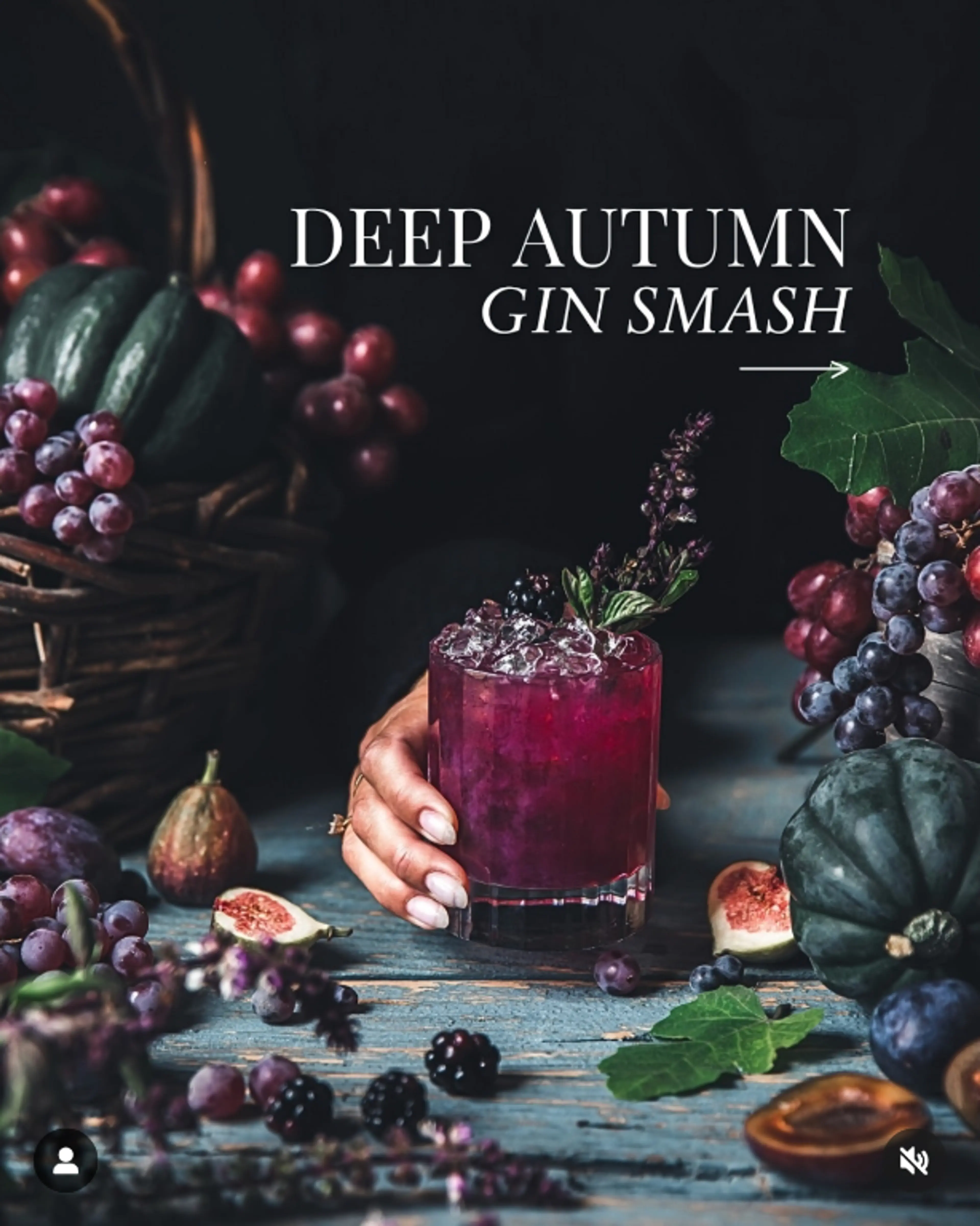 Deep Autumn Gin Smash