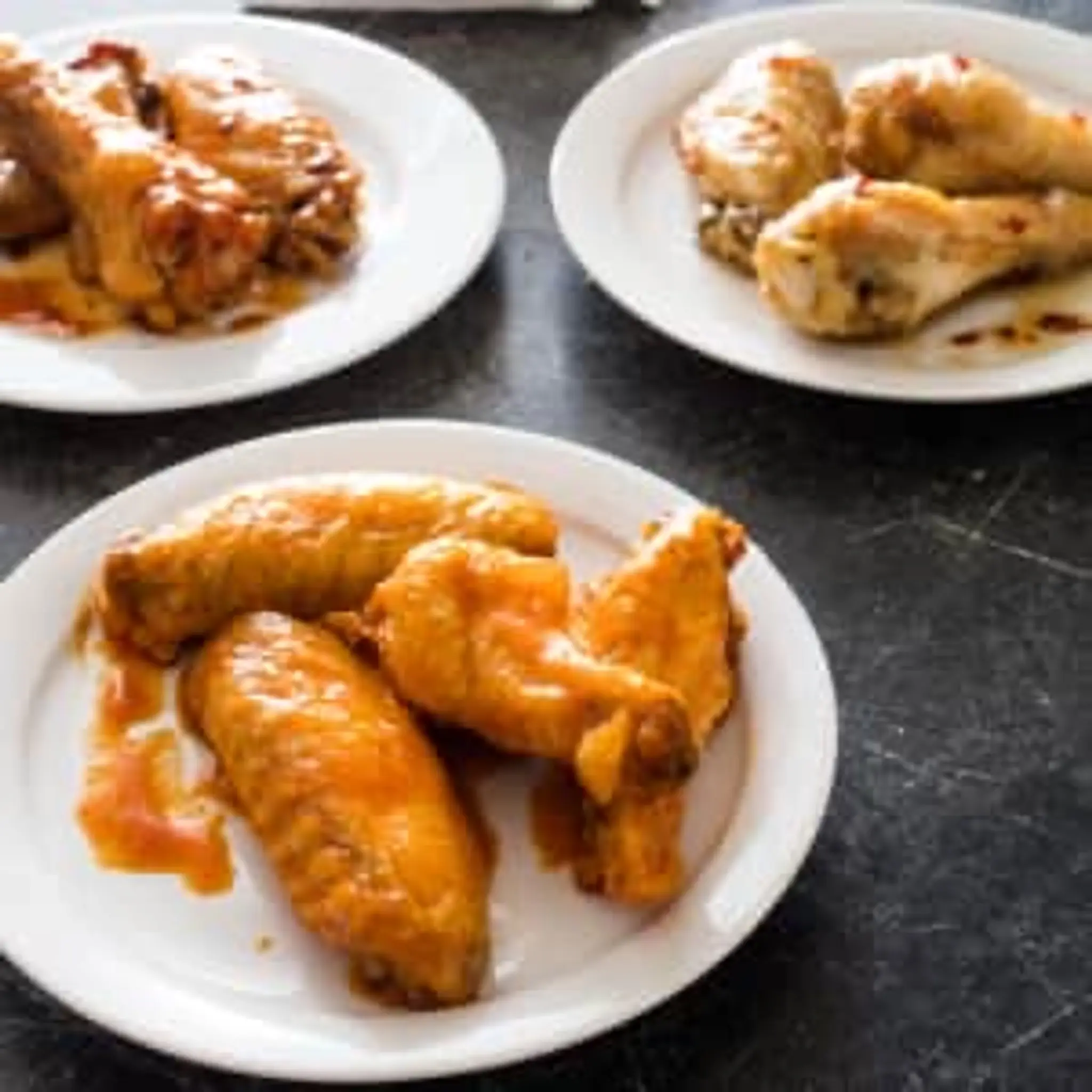 Oven-Fried Chicken Wings with Buffalo Sauce