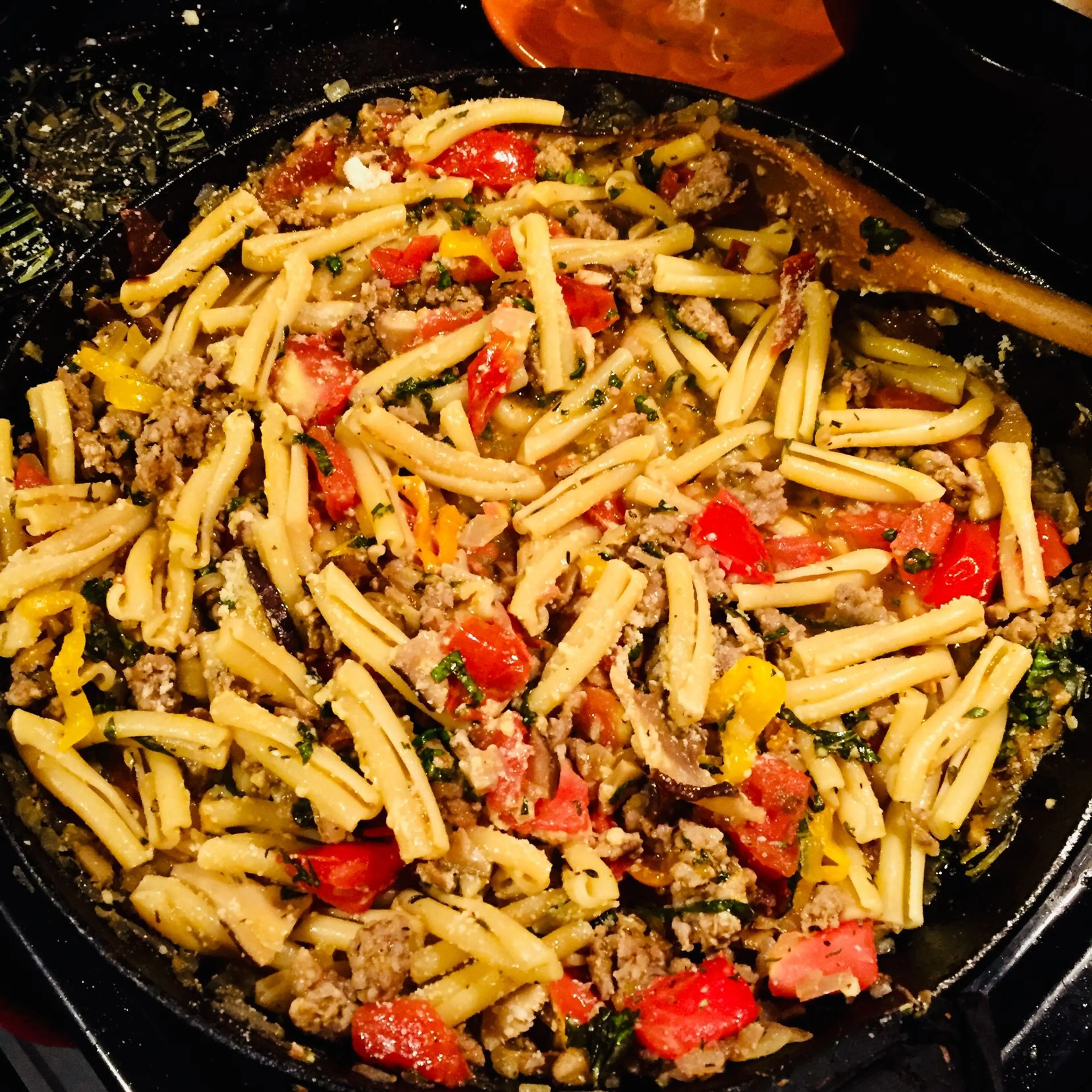 Quick Sausage & Tomato Pasta
