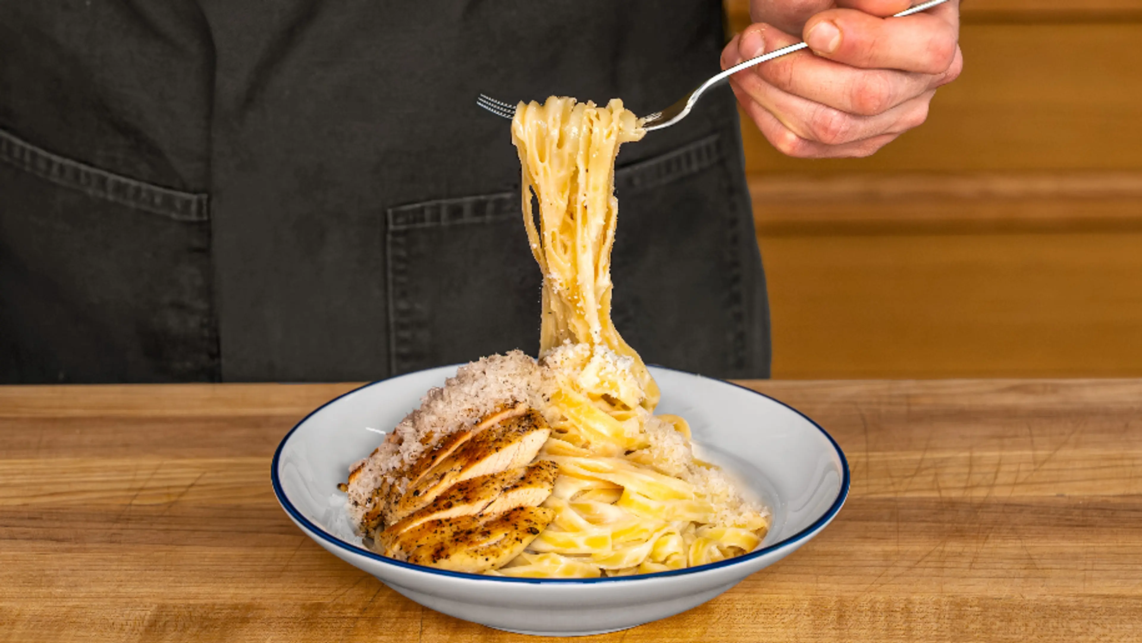 Low Calorie Alfredo Pasta