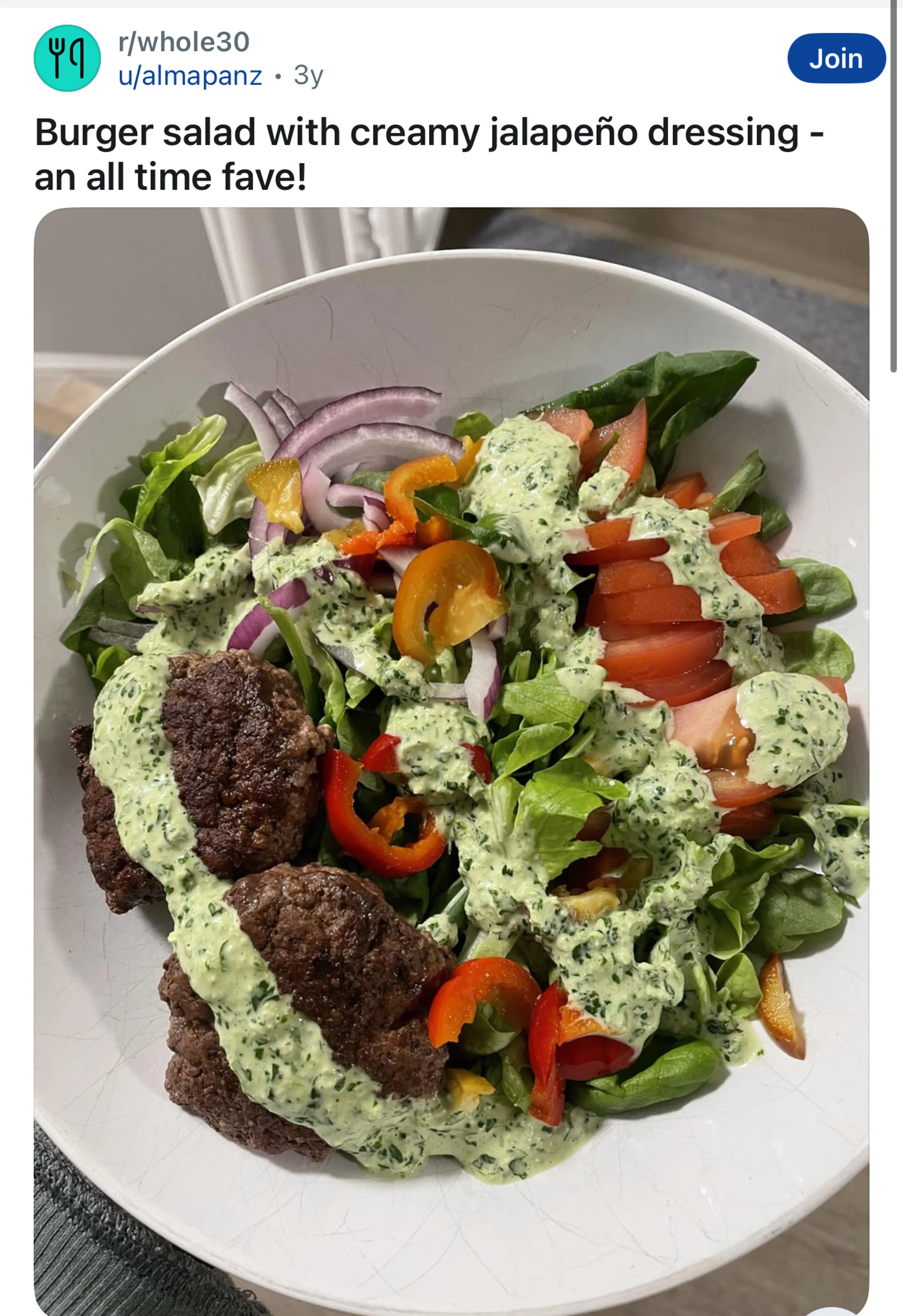 Burger Salad (W30)