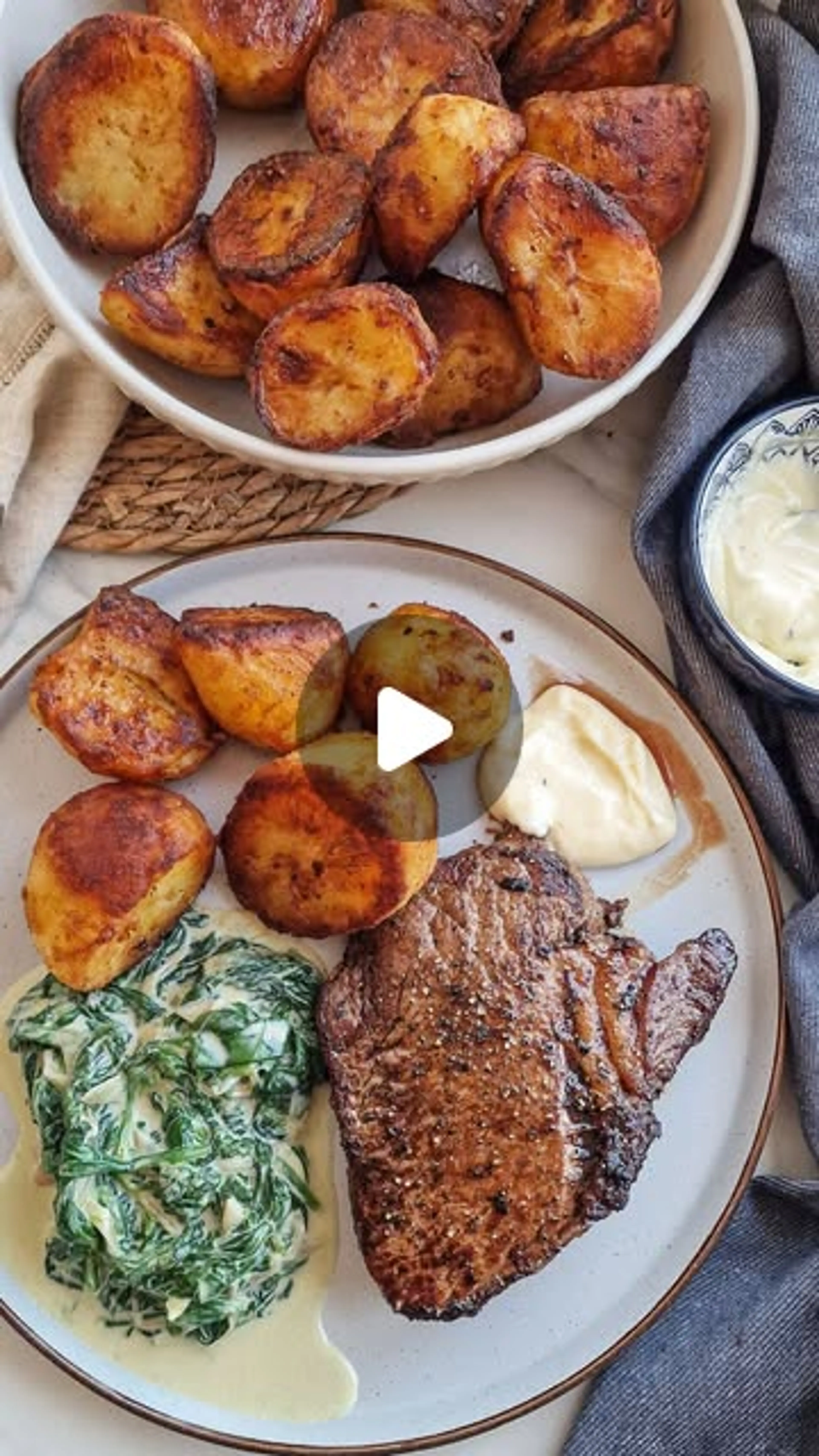 Garlic & Soy Roast Potatoes