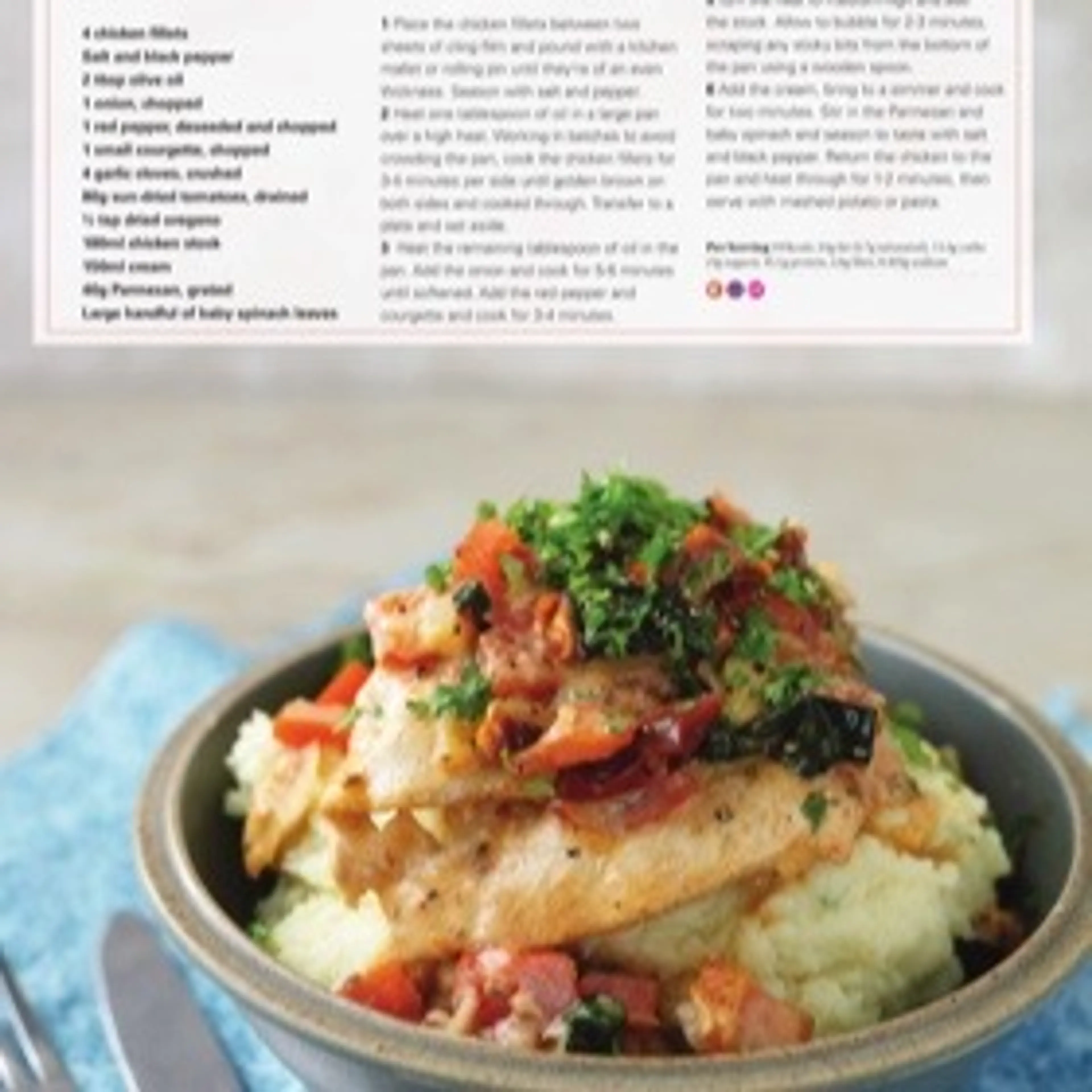 CREAMY TUSCAN CHICKEN