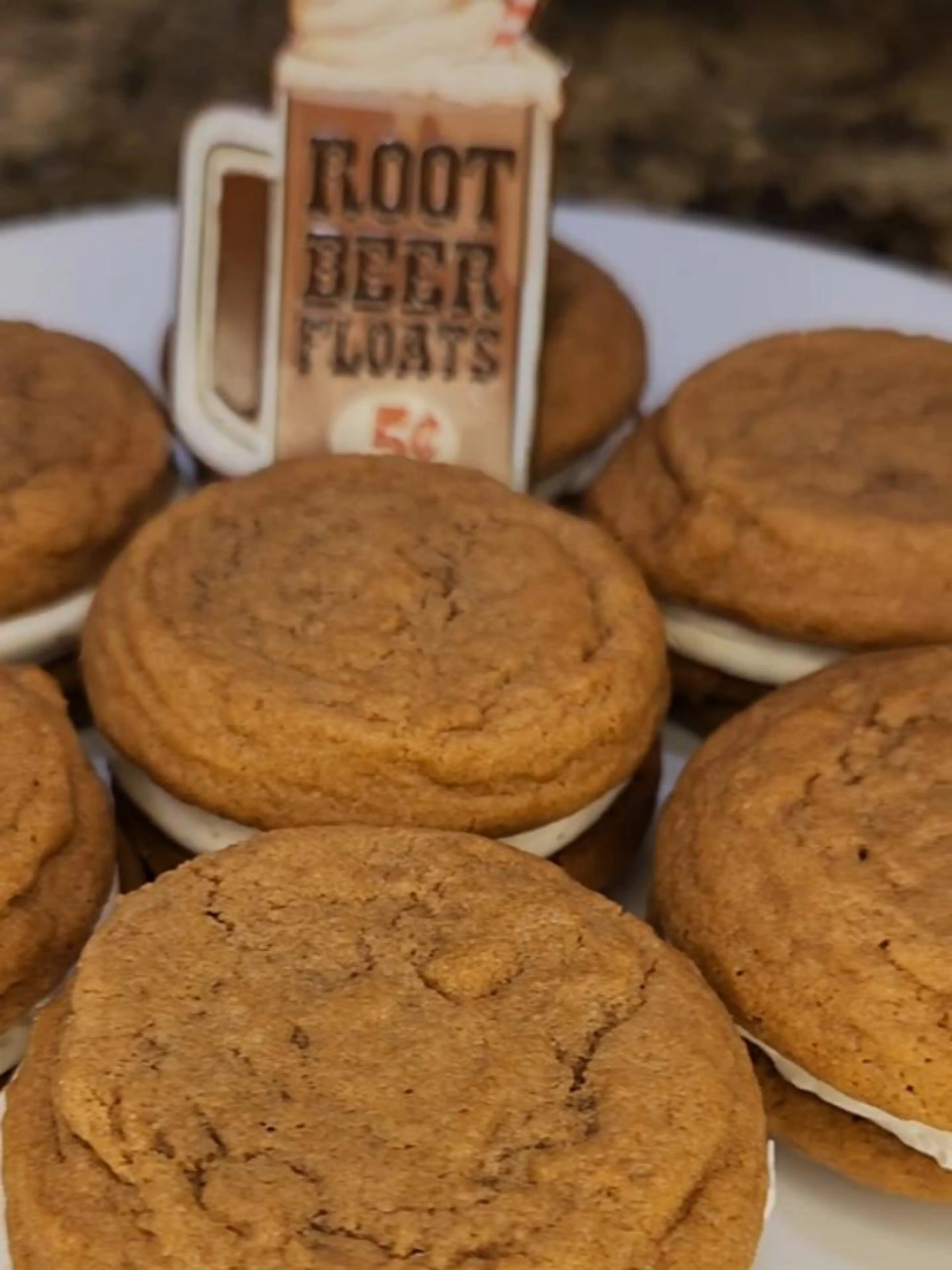 Root Beer Float but Make It a Cookie #recipe #rootbeer #cook