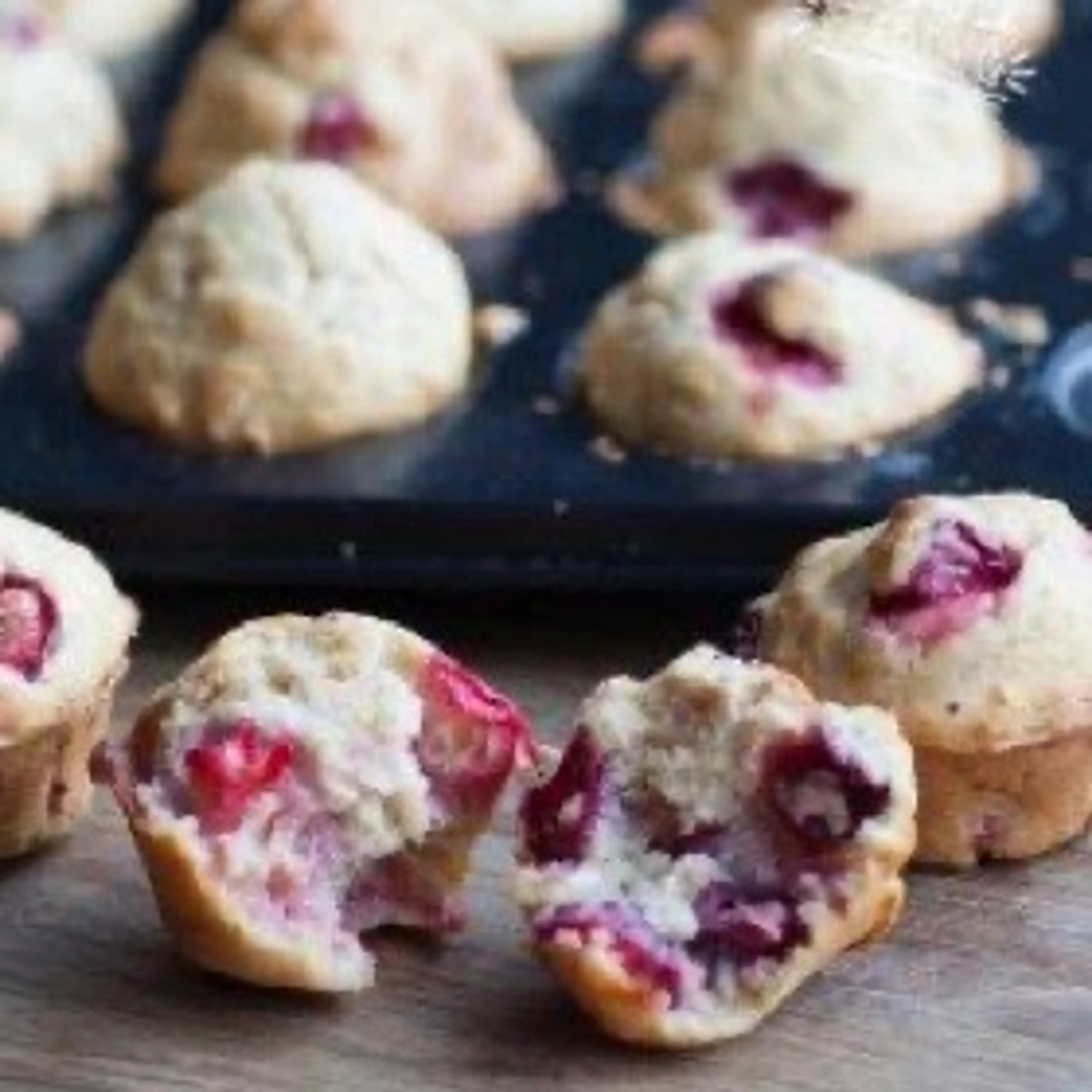 Healthy Cranberry and Orange Muffins