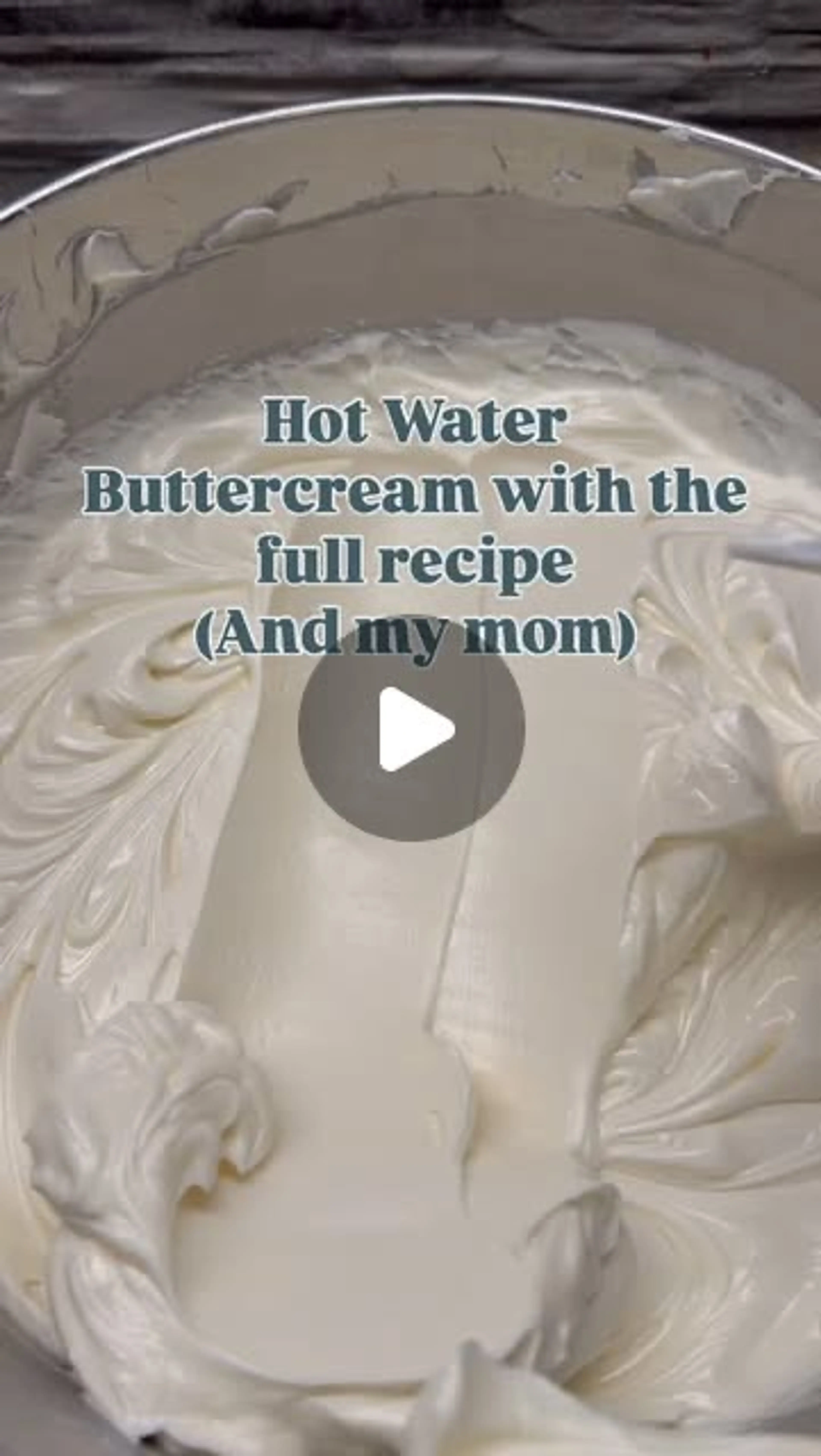 Hot Water Butter Cream Frosting
