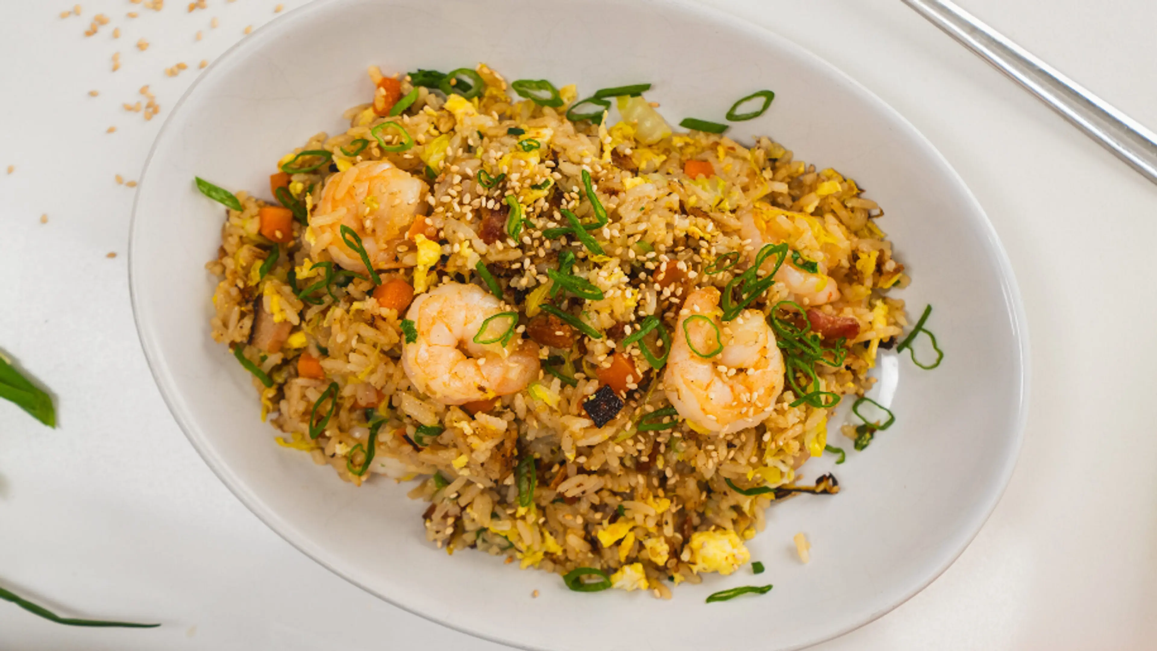 Shrimp Fried Rice Recipe with Bacon – Better Than Takeout