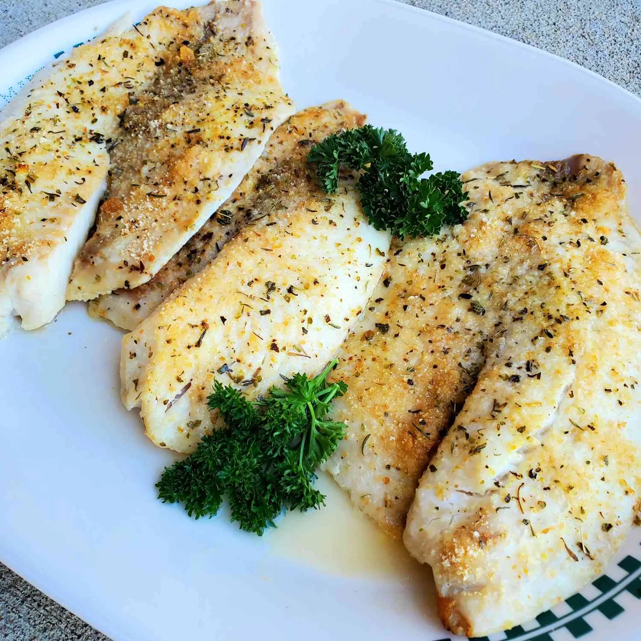 Easy, Excellent Baked Flounder