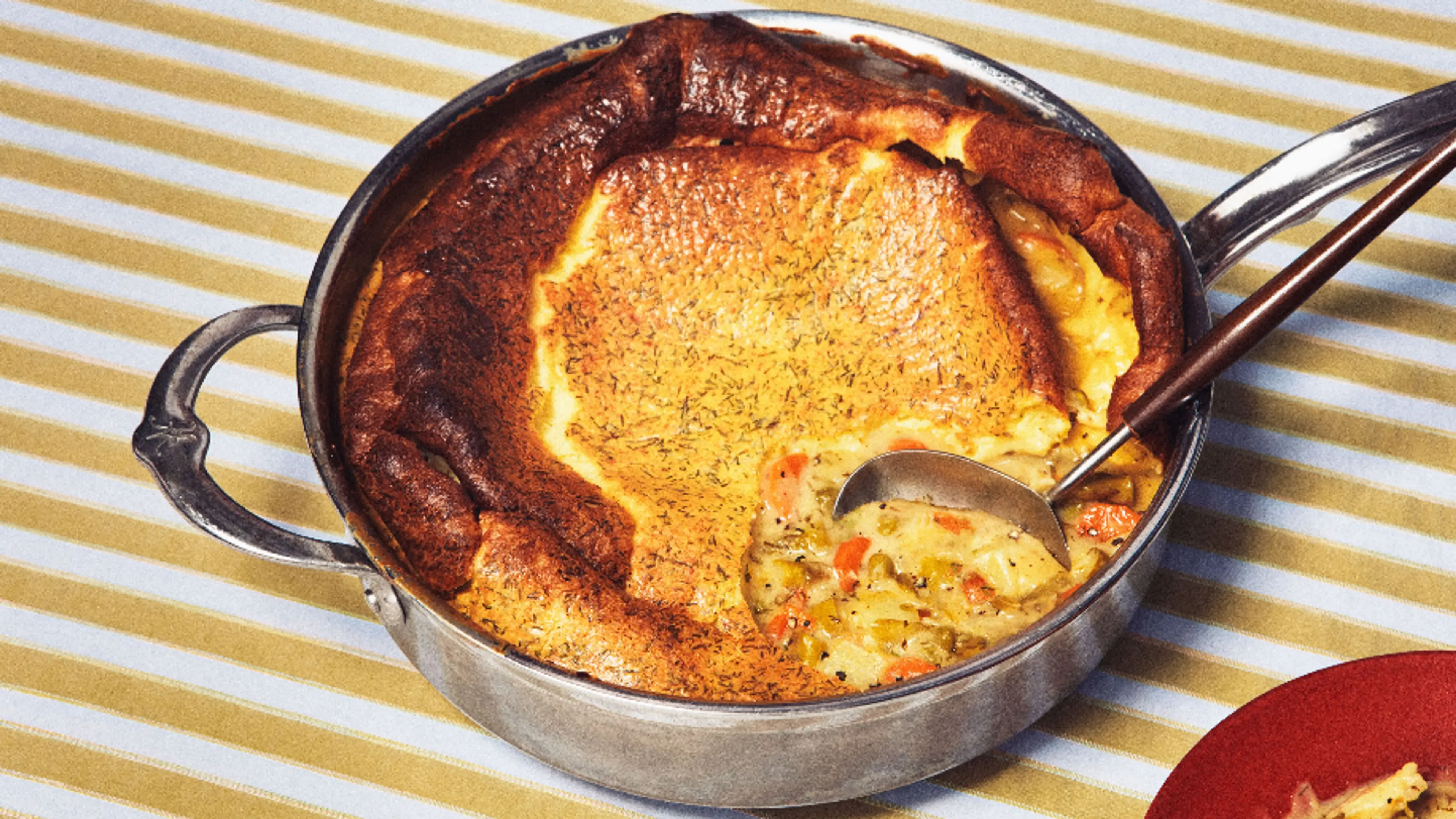 Popover-Topped Pot Pie