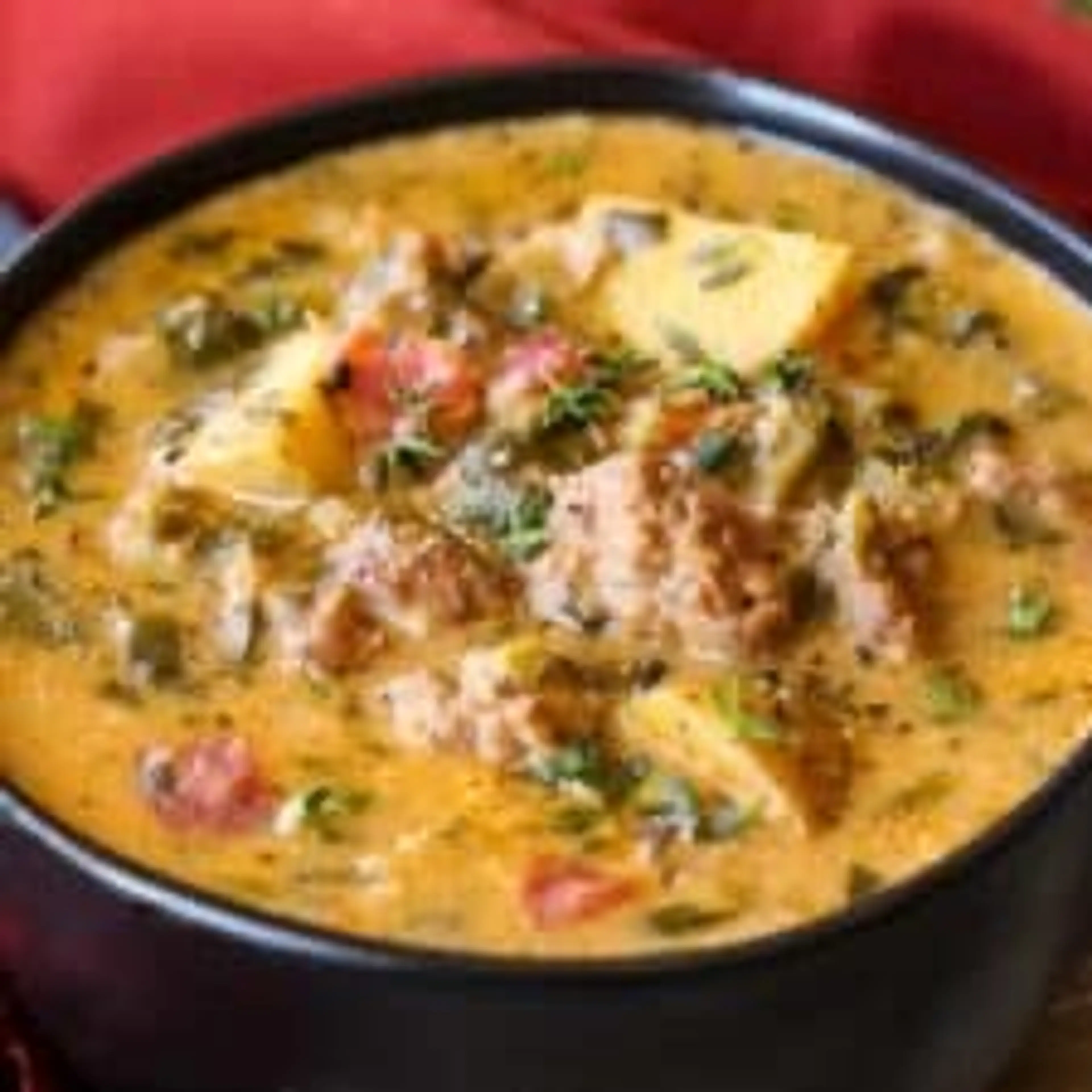 Creamy Potato Soup with Italian Sausage