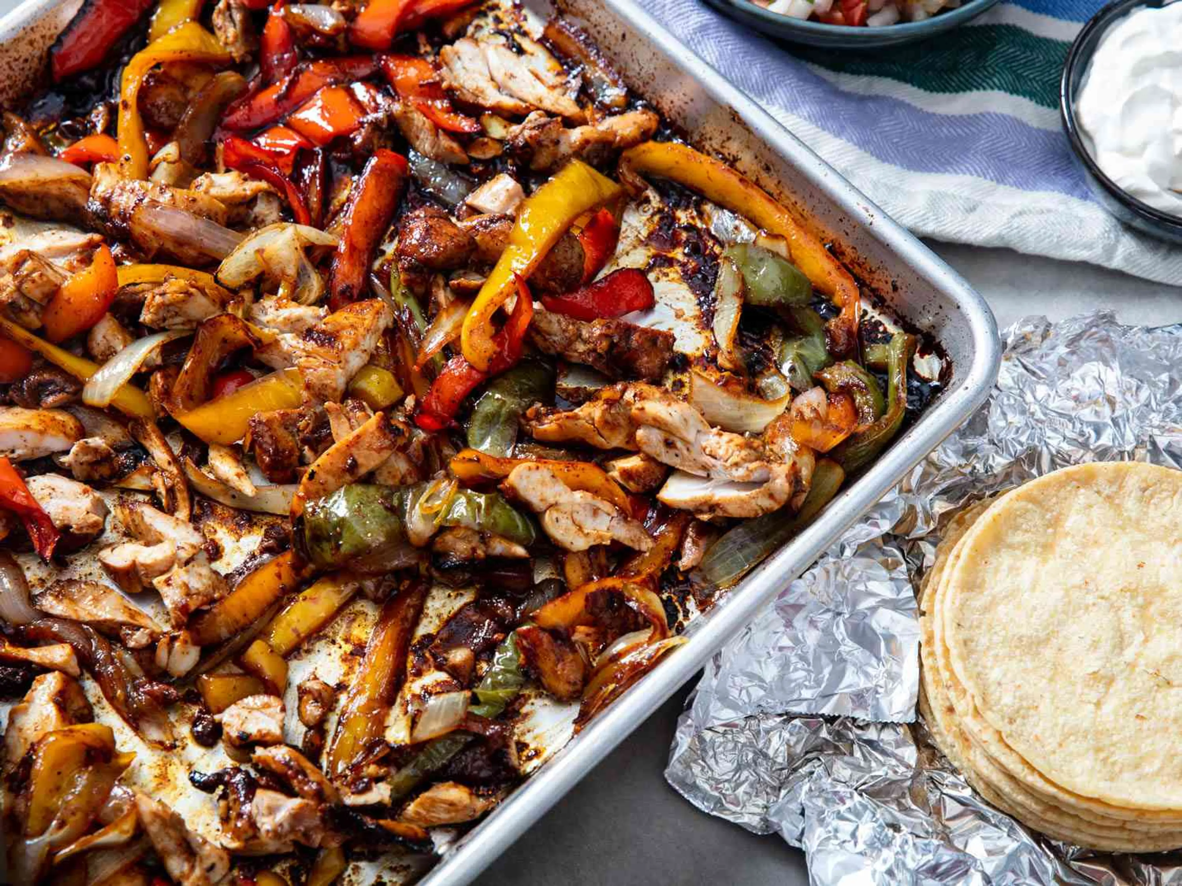 Sheet Pan Chicken Fajitas