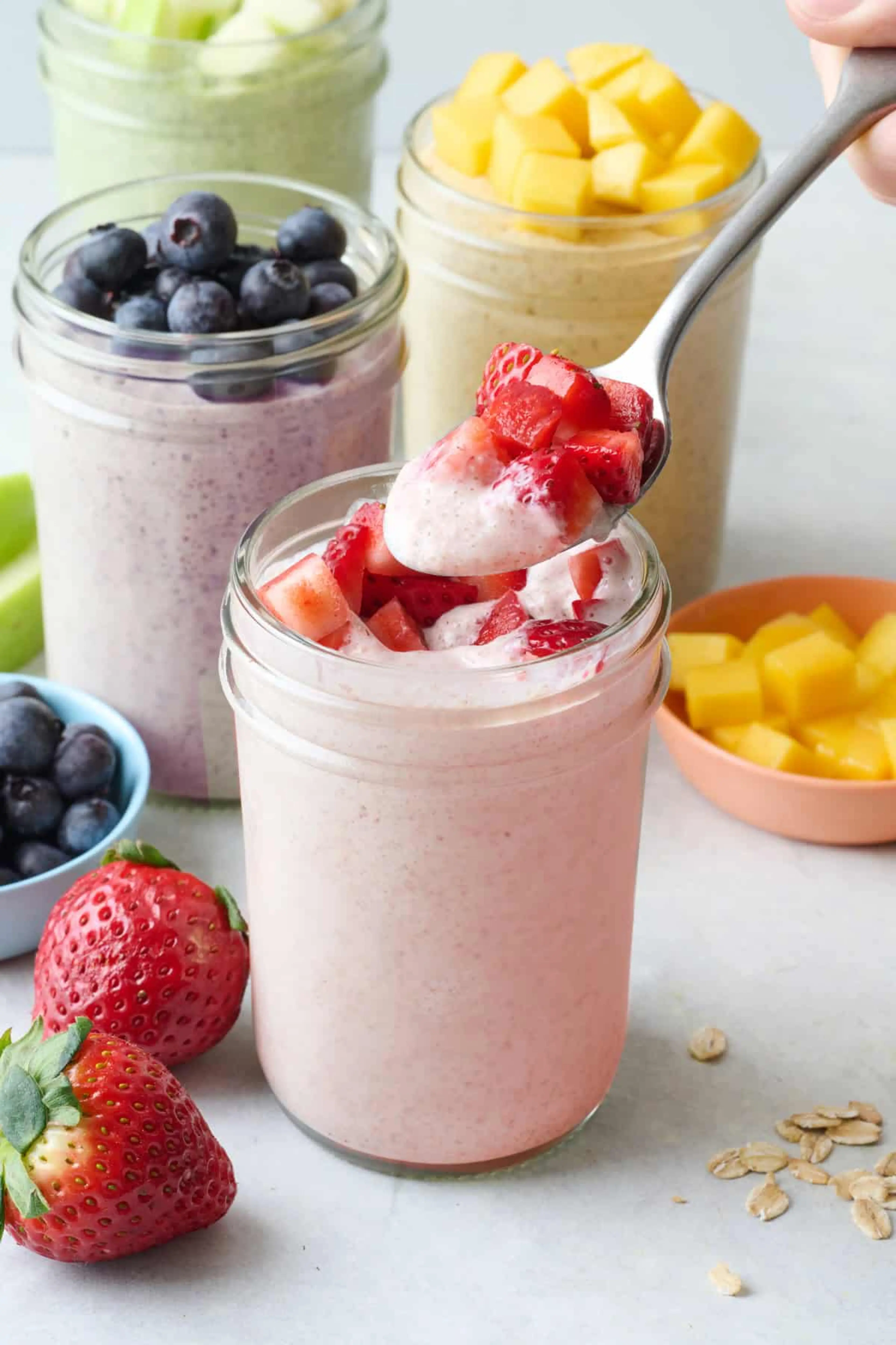 Blended overnight oats