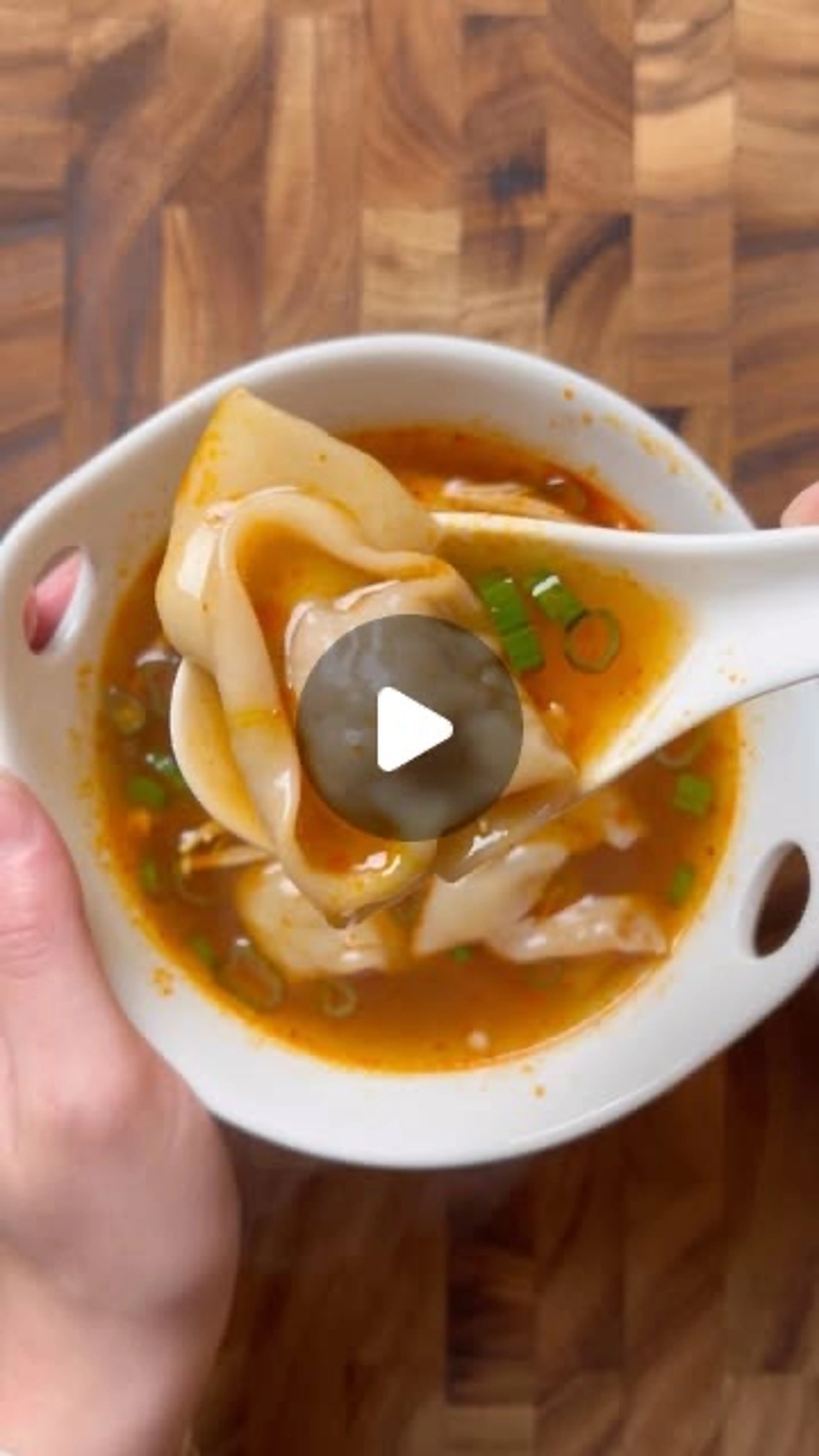 Hot And Soup Soup With Beef Wontons