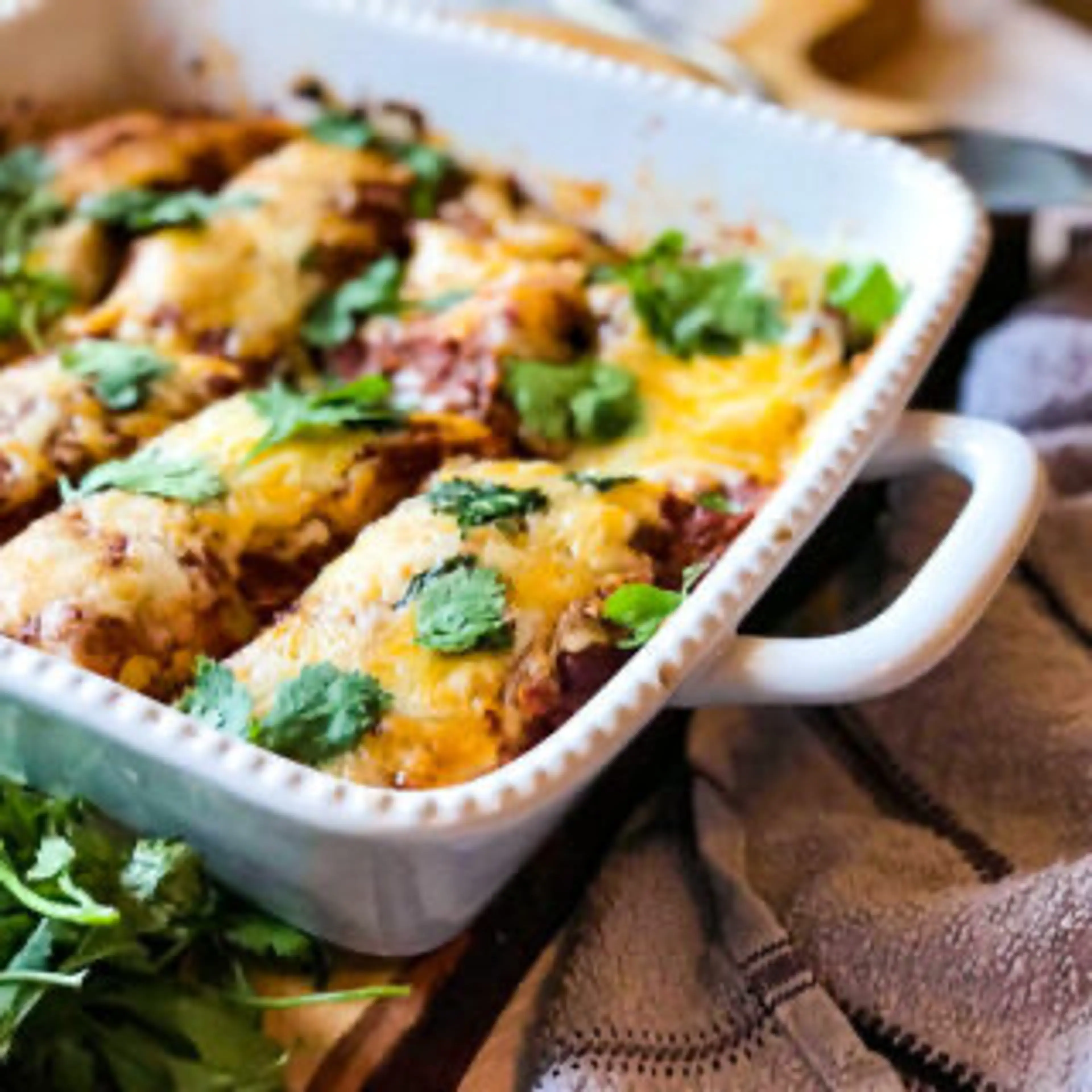 Cabbage Roll Beef Enchiladas | Keto, Low-Carb