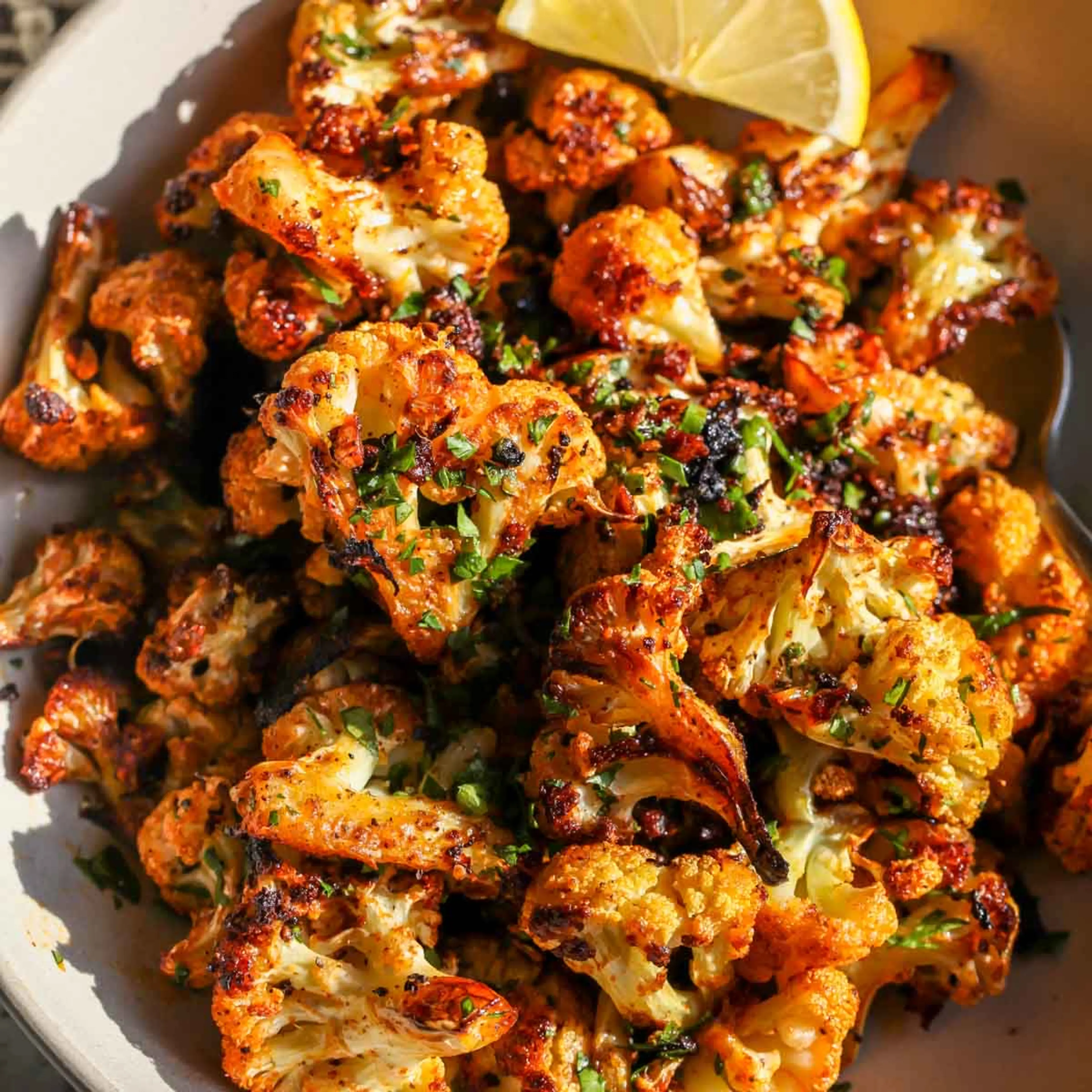 Garlic-Parmesan Roasted Cauliflower
