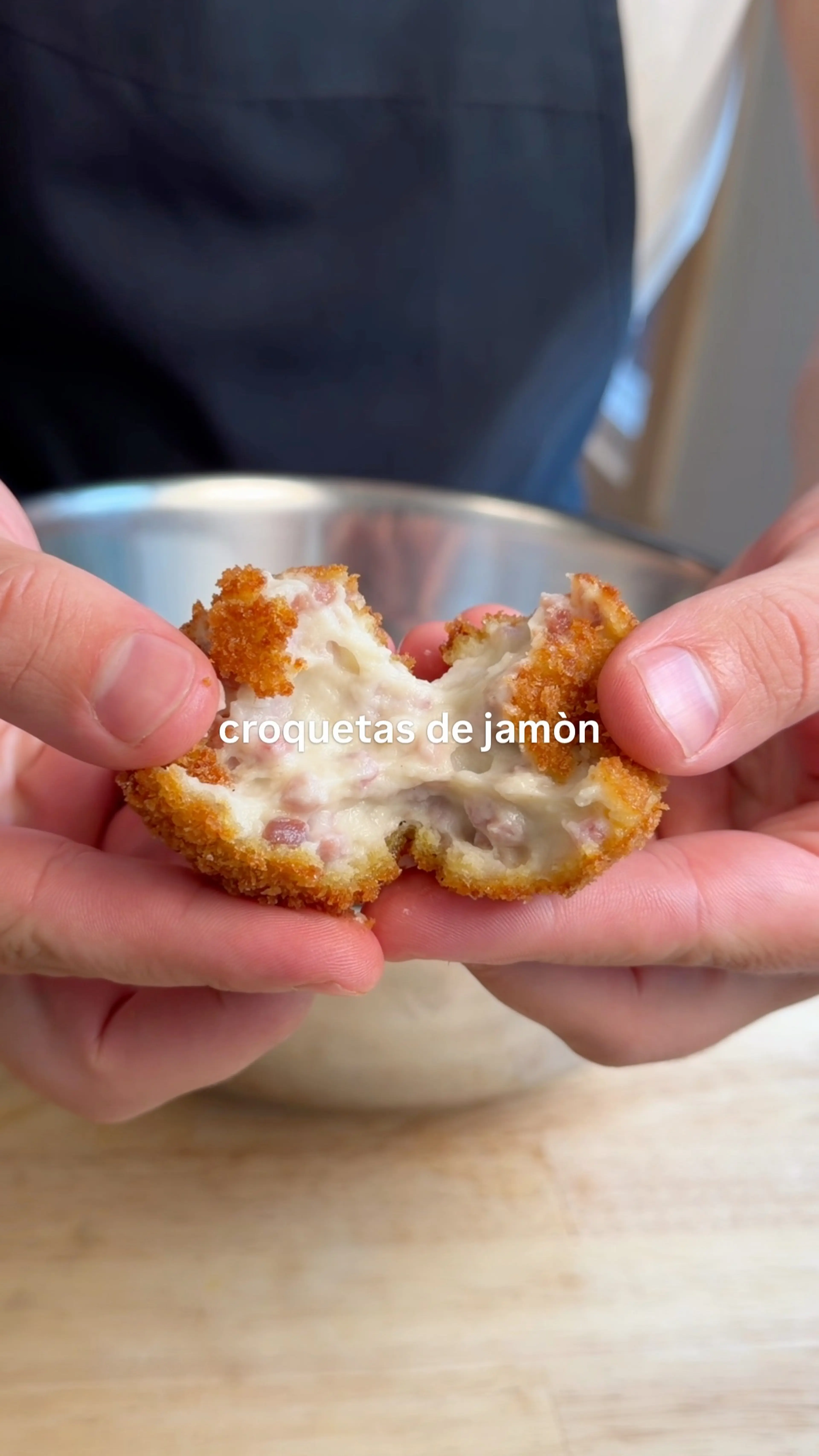 Spanish Croquetas De Jamon