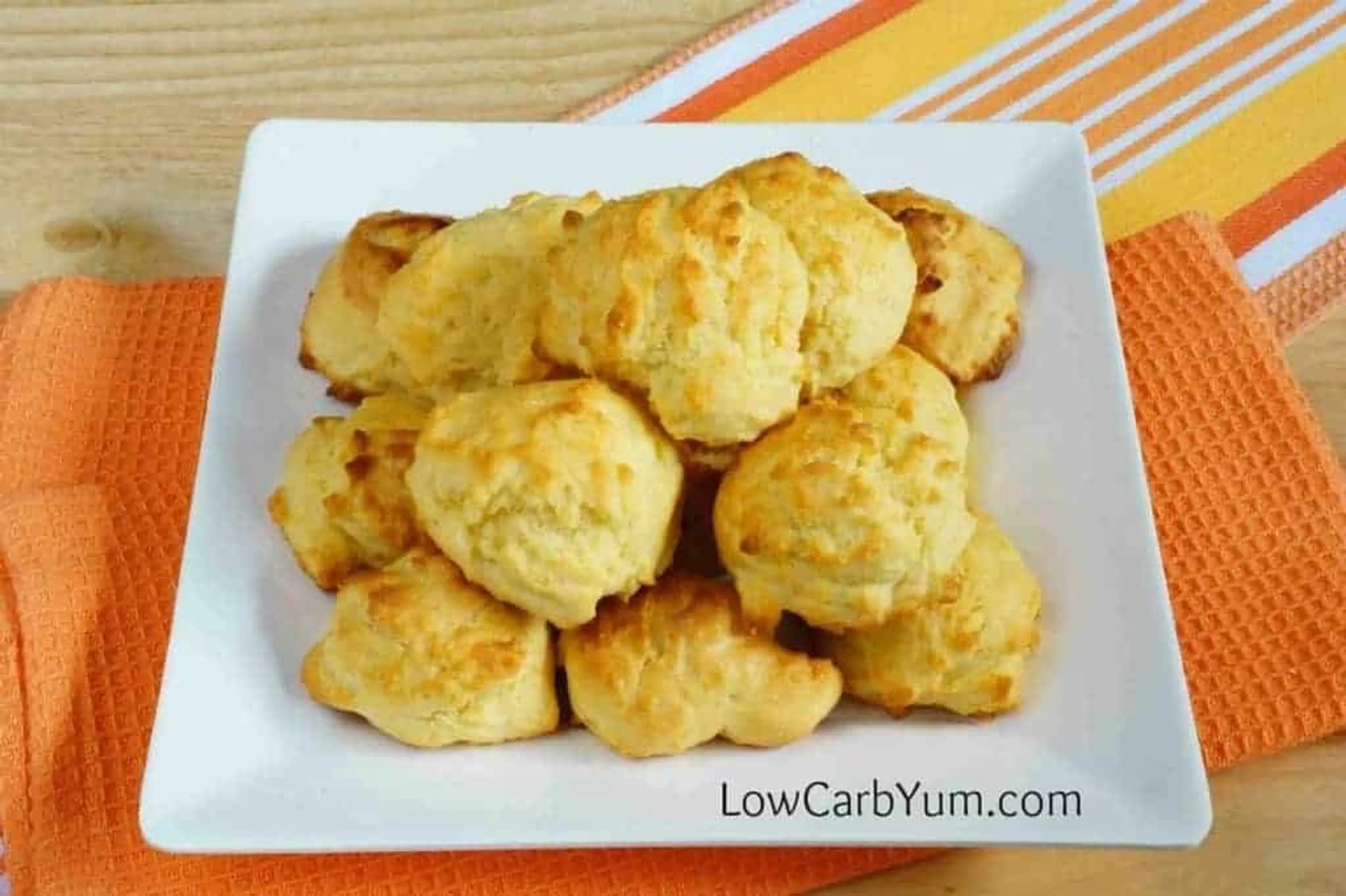 Keto Cheddar Biscuits with Coconut Flour